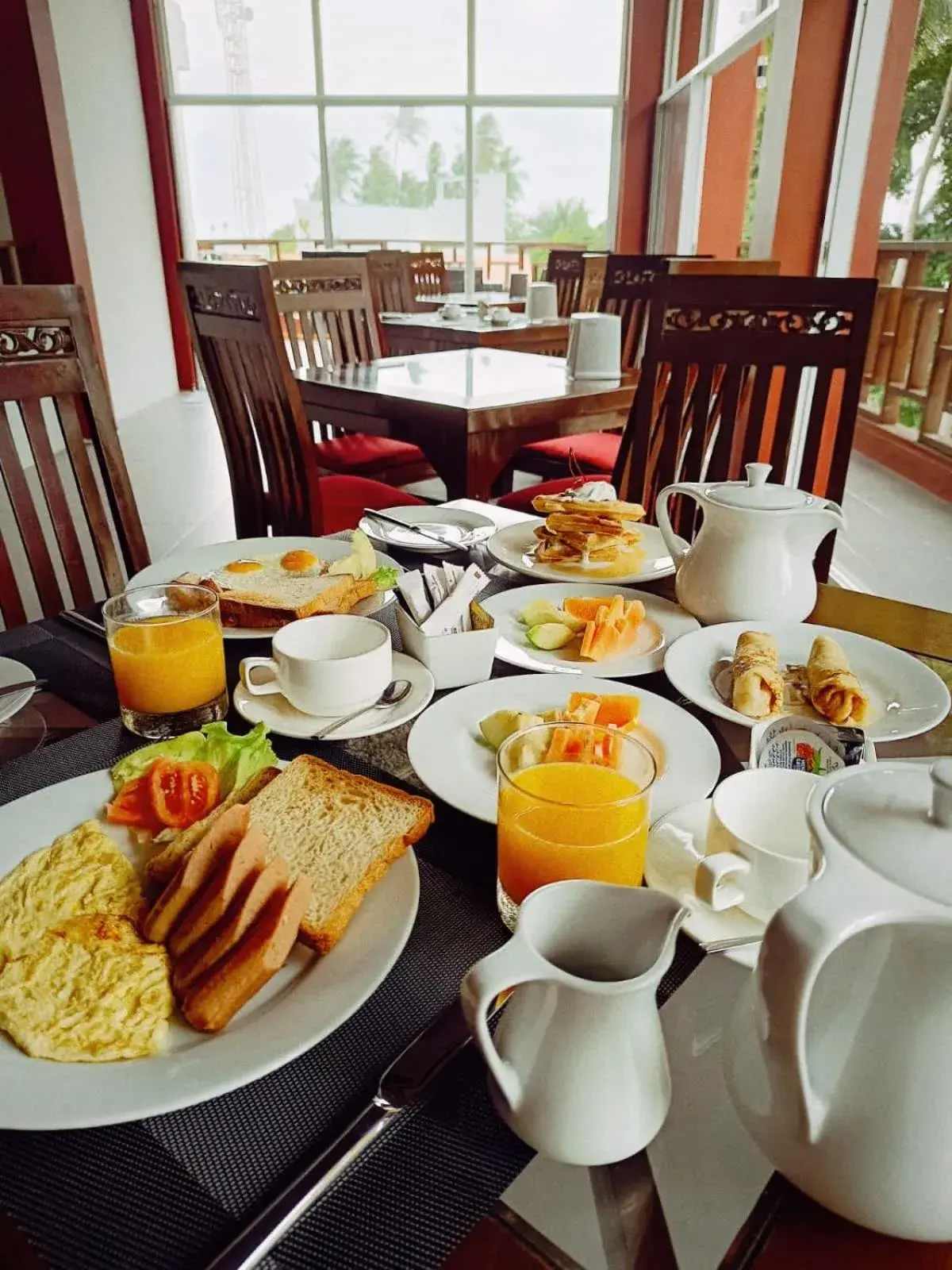 Breakfast in Silver Oasis Maldives Breakfast in Silver Oasis Maldives