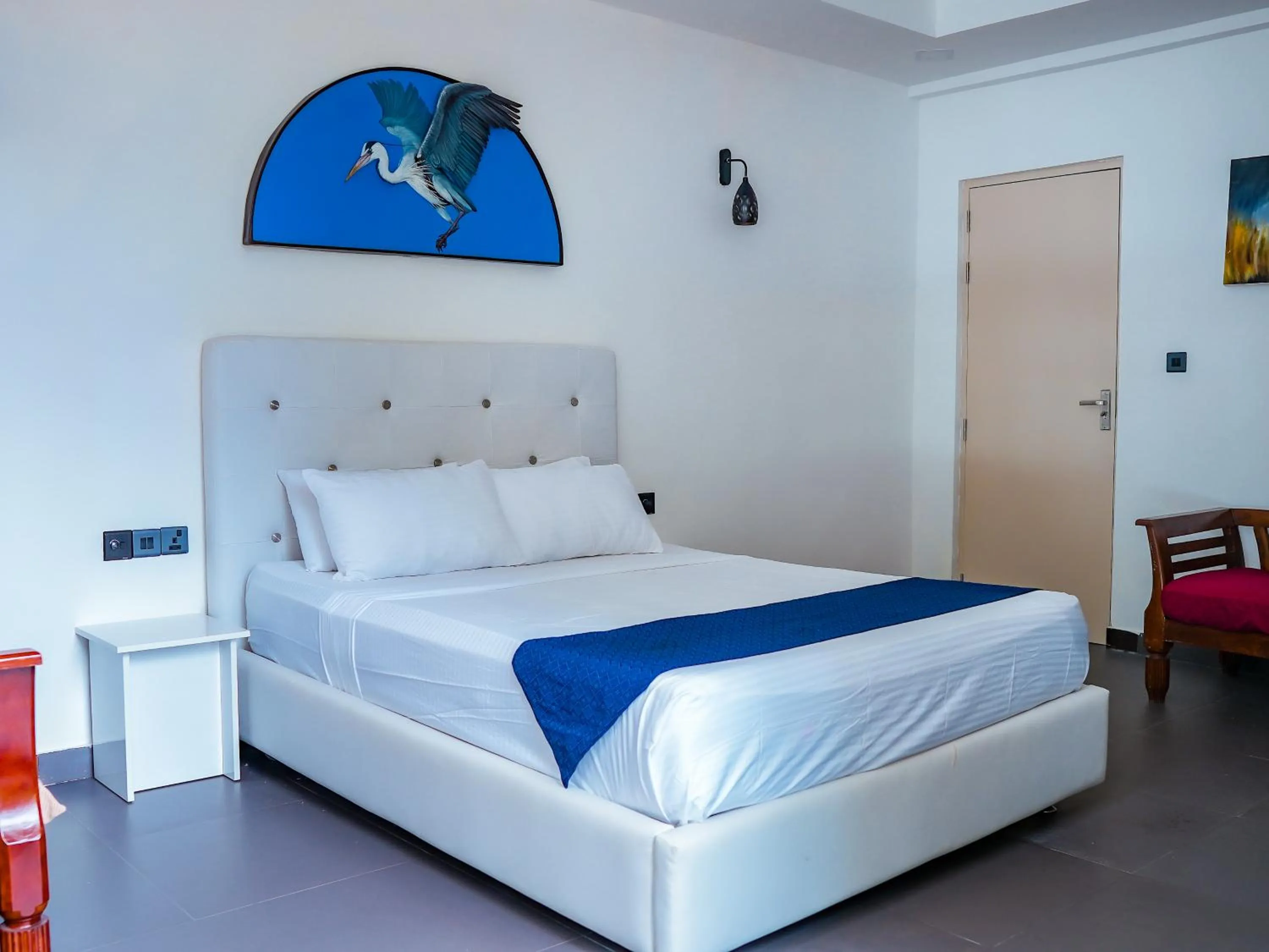 Bed in Silver Oasis Maldives