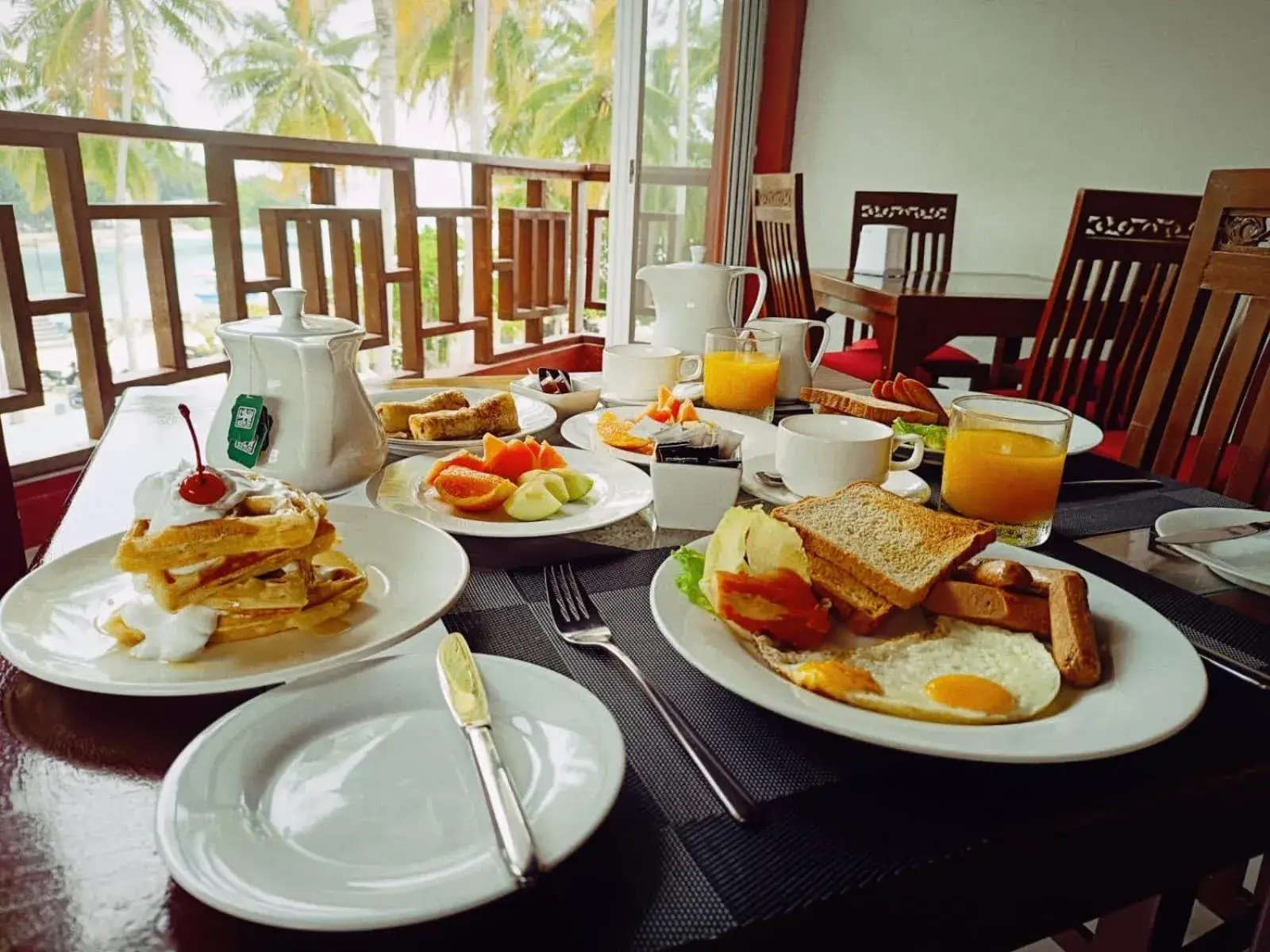 Breakfast in Silver Oasis Maldives Breakfast in Silver Oasis Maldives
