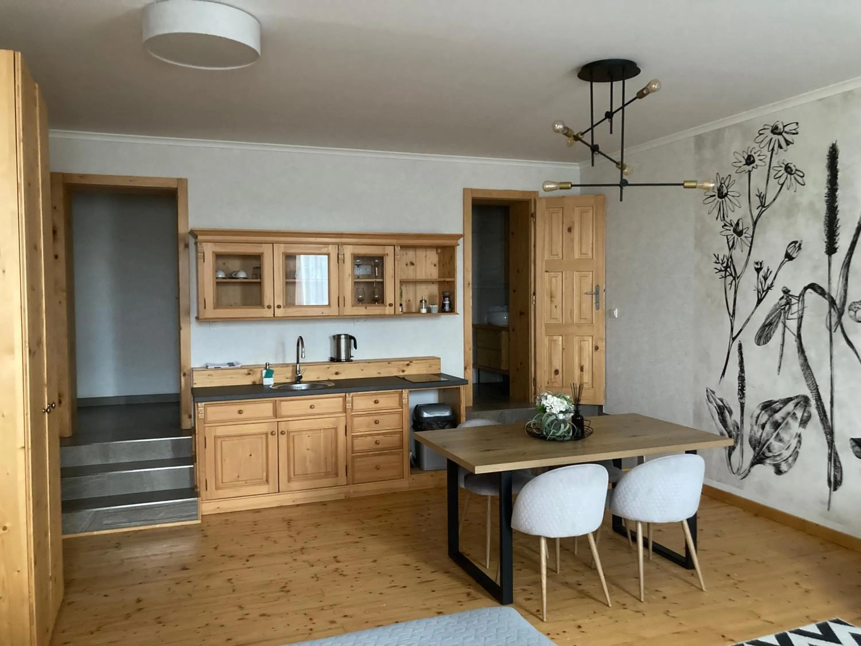 Kitchen or kitchenette in Apartmány Štěpánkova 85