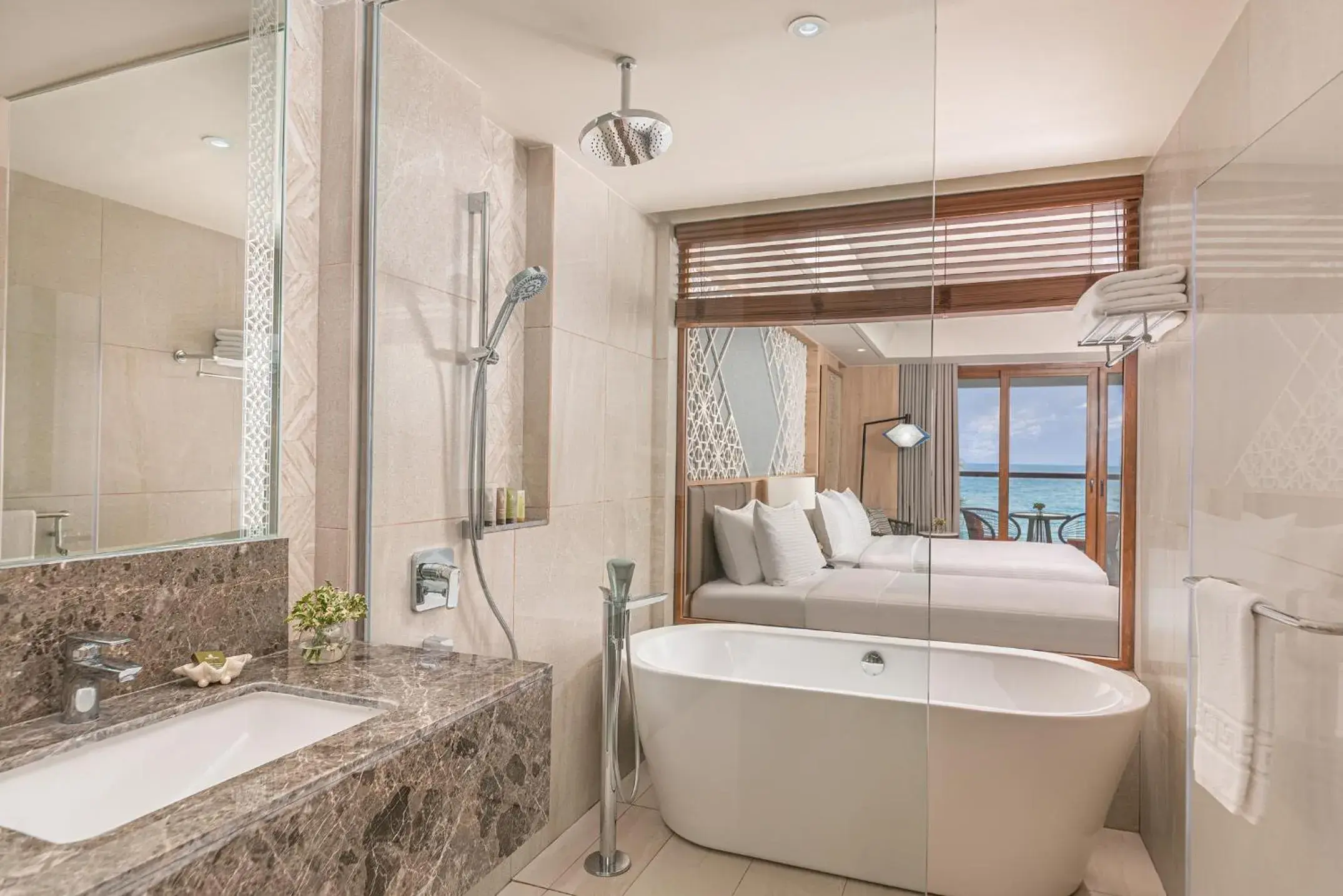 Bathroom in Henann Premier Coast Resort Bathroom in Henann Premier Coast Resort