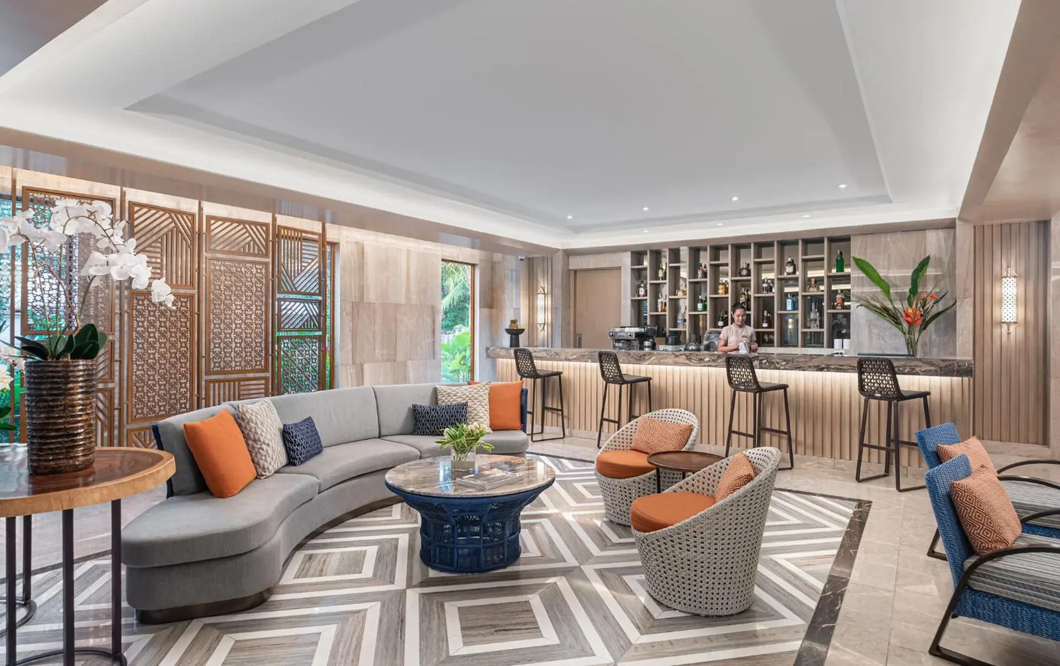 Lobby or reception in Henann Premier Coast Resort Lobby or reception in Henann Premier Coast Resort