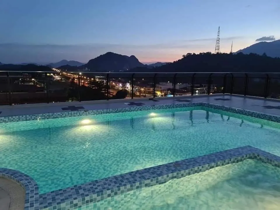 Swimming pool in ADEEN'S SURIA SUITE, Hotel Mutiara Gua Musang