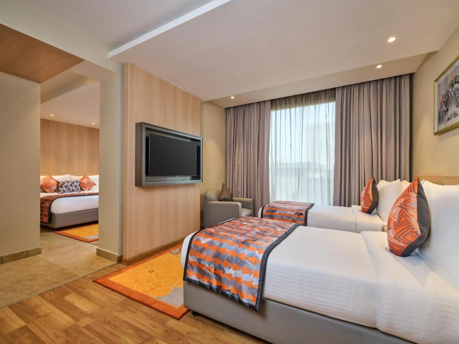 Bed in Fortune Inn Heritage Walk Amritsar - Member ITC Hotels' Group