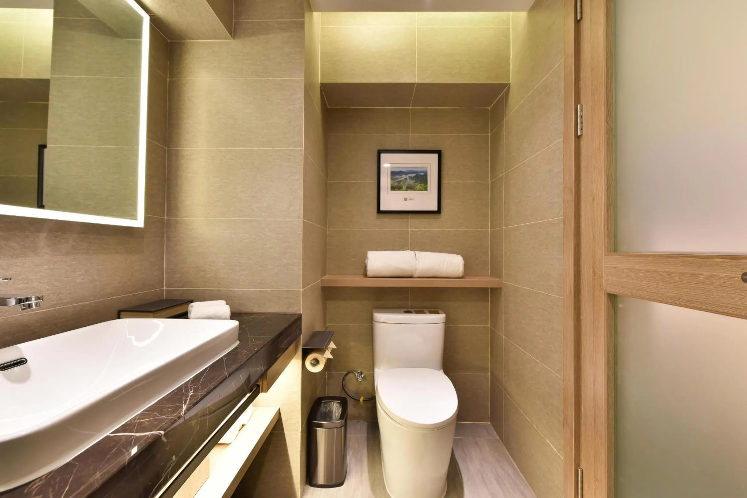Toilet in Atour Hotel Beijing Yizhuang Mobile Silicon Valley
