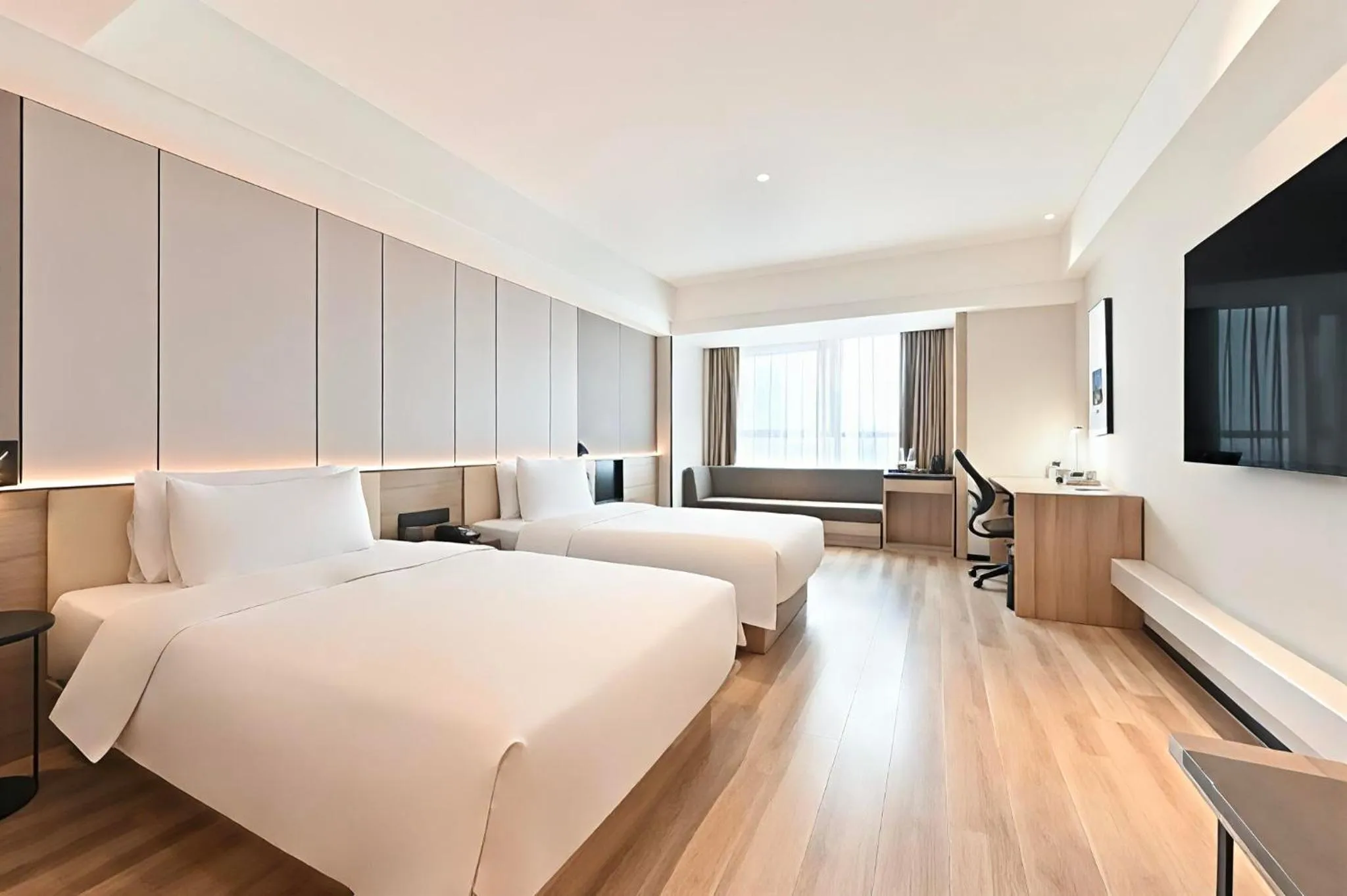 Bed in Atour Hotel Shenyang Youth Street Golden Gallery