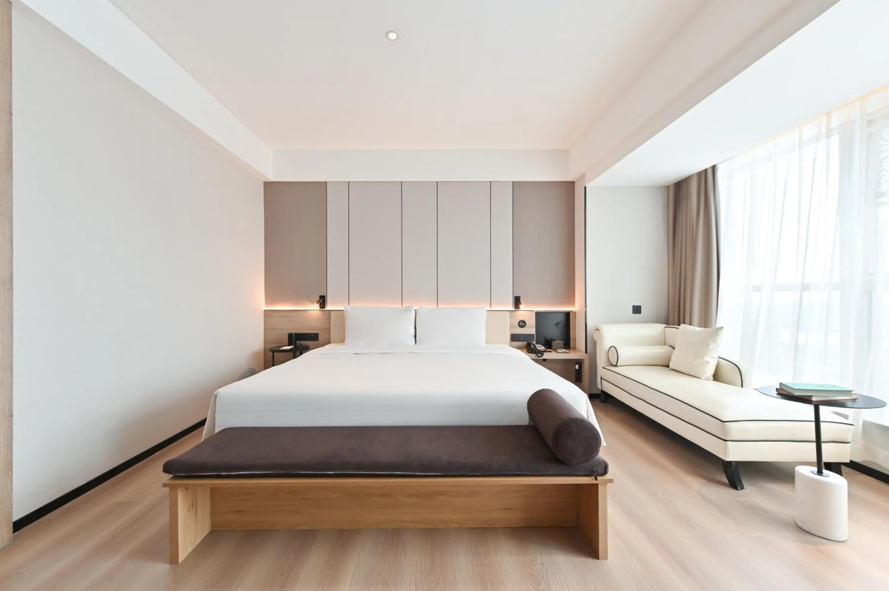 Bed in Atour Hotel Shenyang Youth Street Golden Gallery