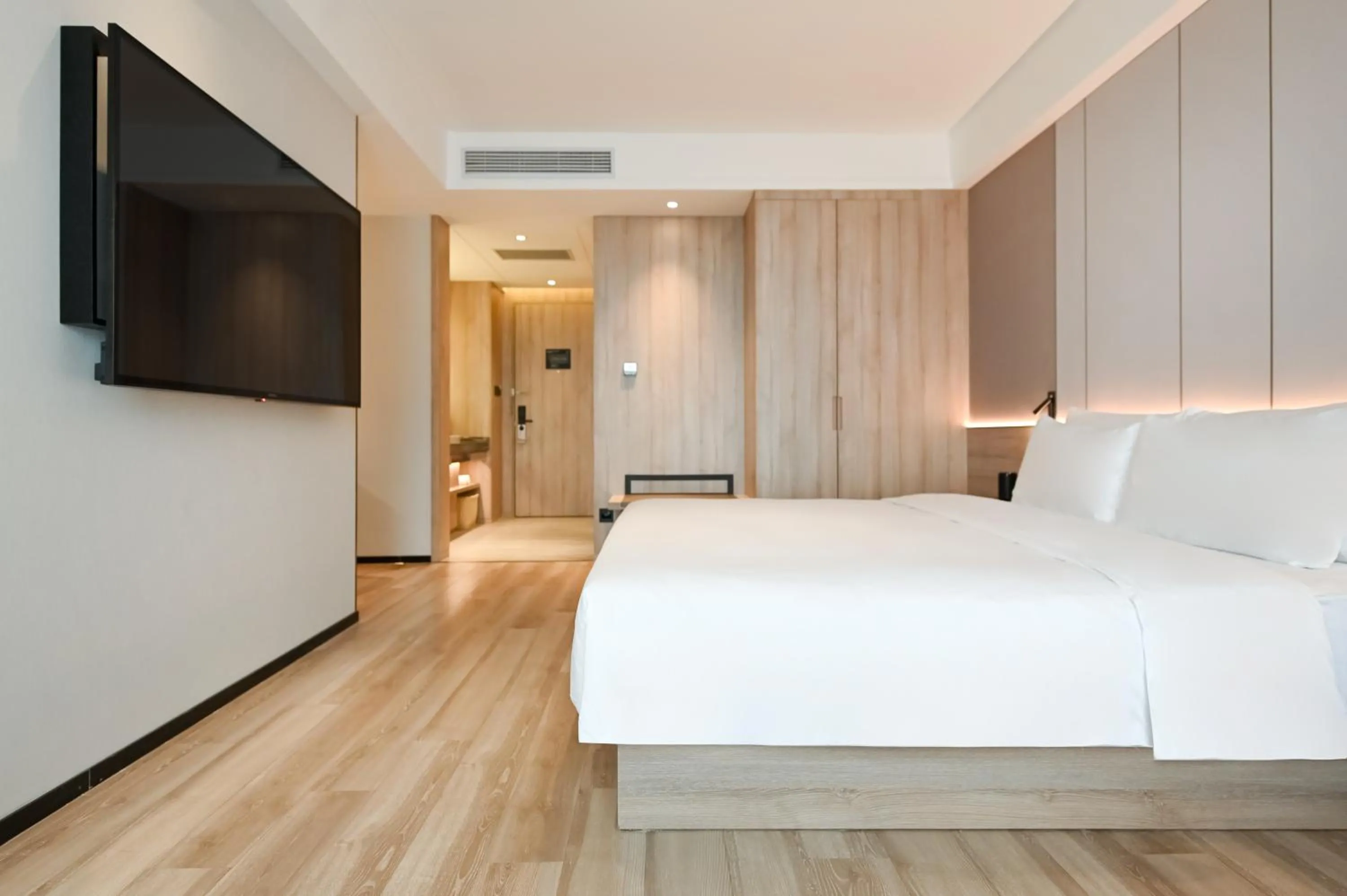 Bed in Atour Hotel Shenyang Youth Street Golden Gallery