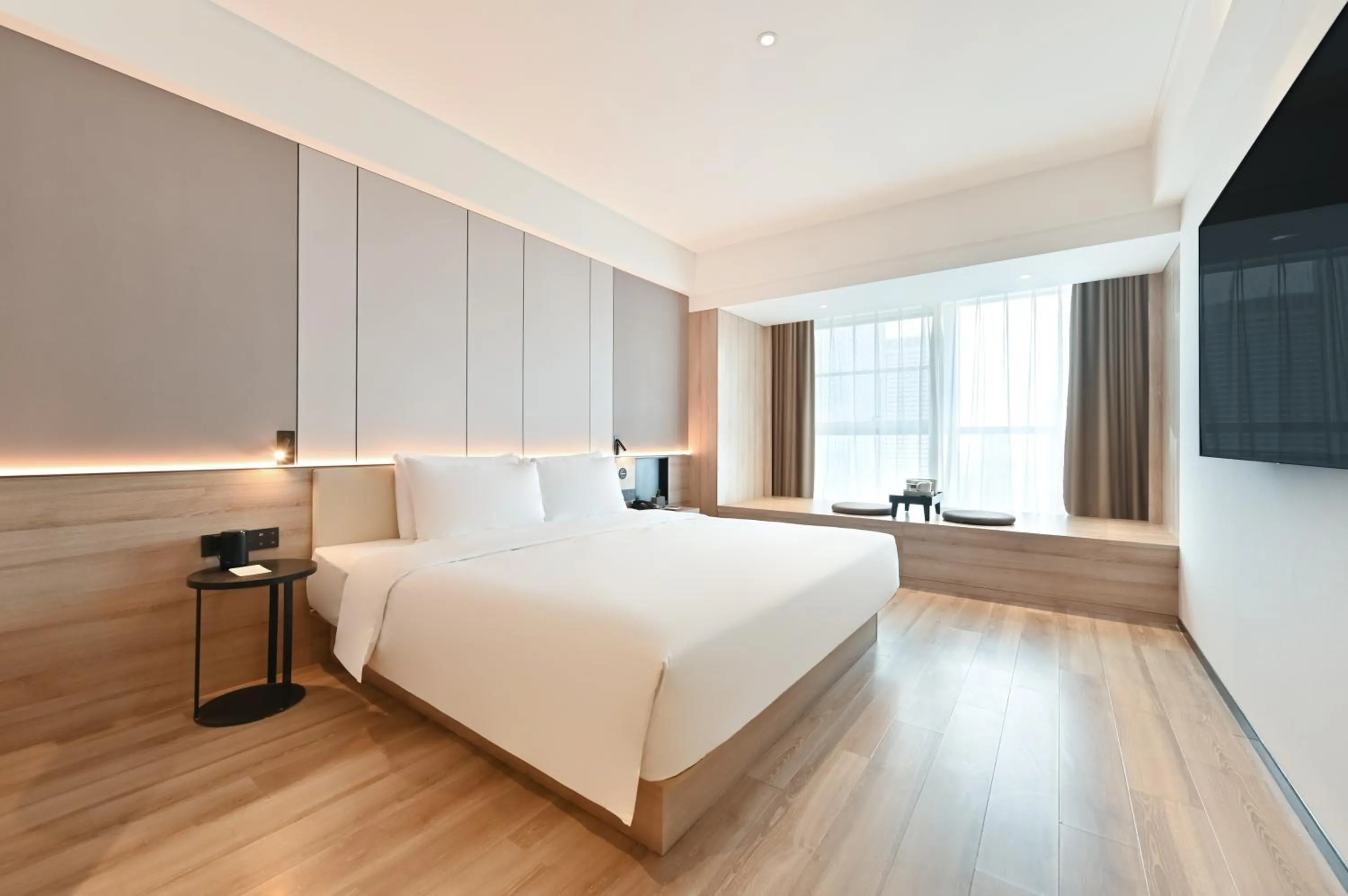 Bed in Atour Hotel Shenyang Youth Street Golden Gallery