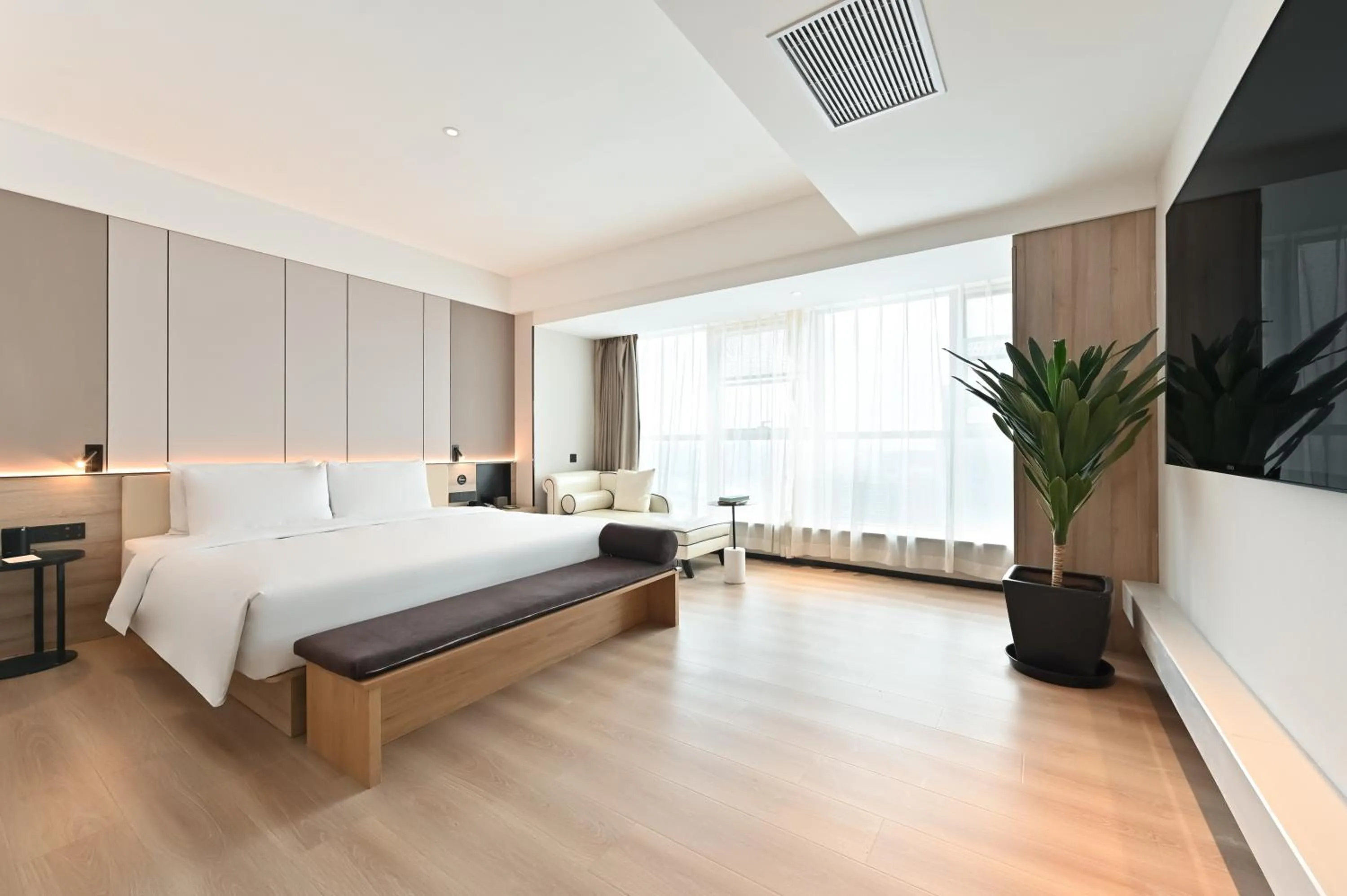 Bed in Atour Hotel Shenyang Youth Street Golden Gallery