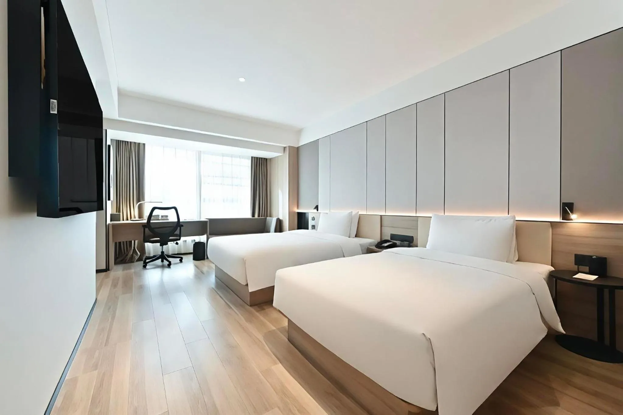 Bed in Atour Hotel Shenyang Youth Street Golden Gallery