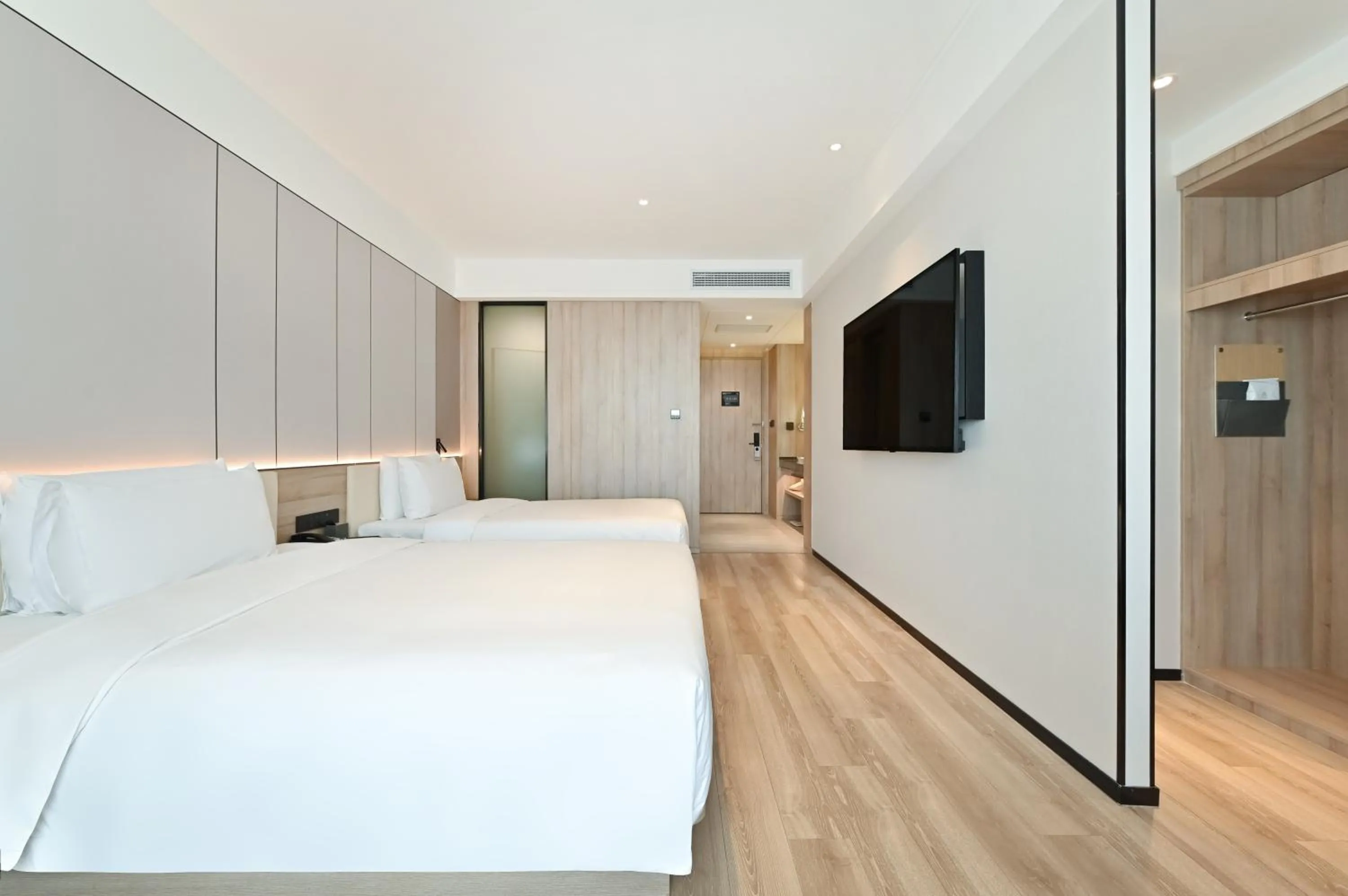 Bed in Atour Hotel Shenyang Youth Street Golden Gallery