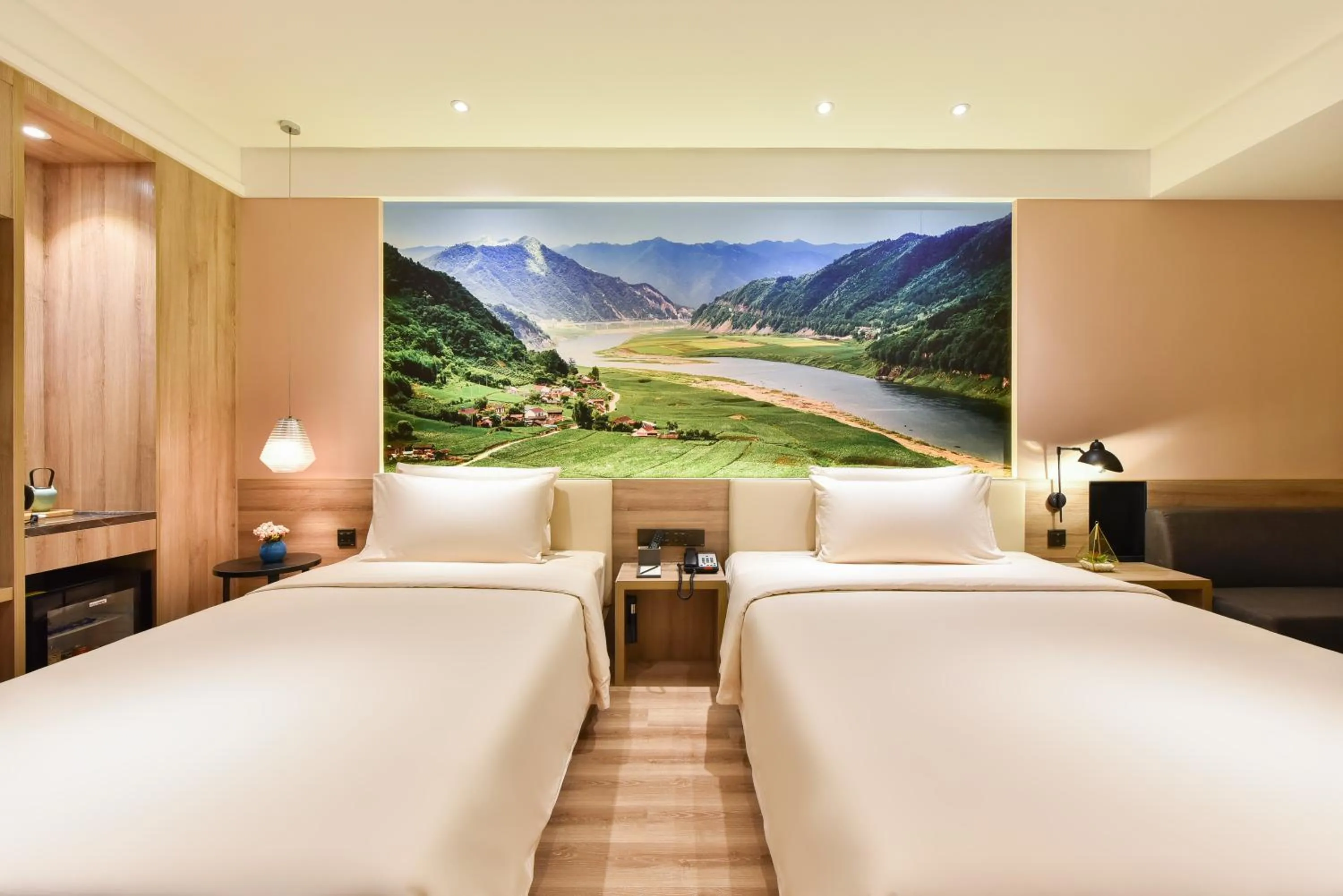 Bed in Atour Hotel Shenyang Railway Station Taiyuan Street