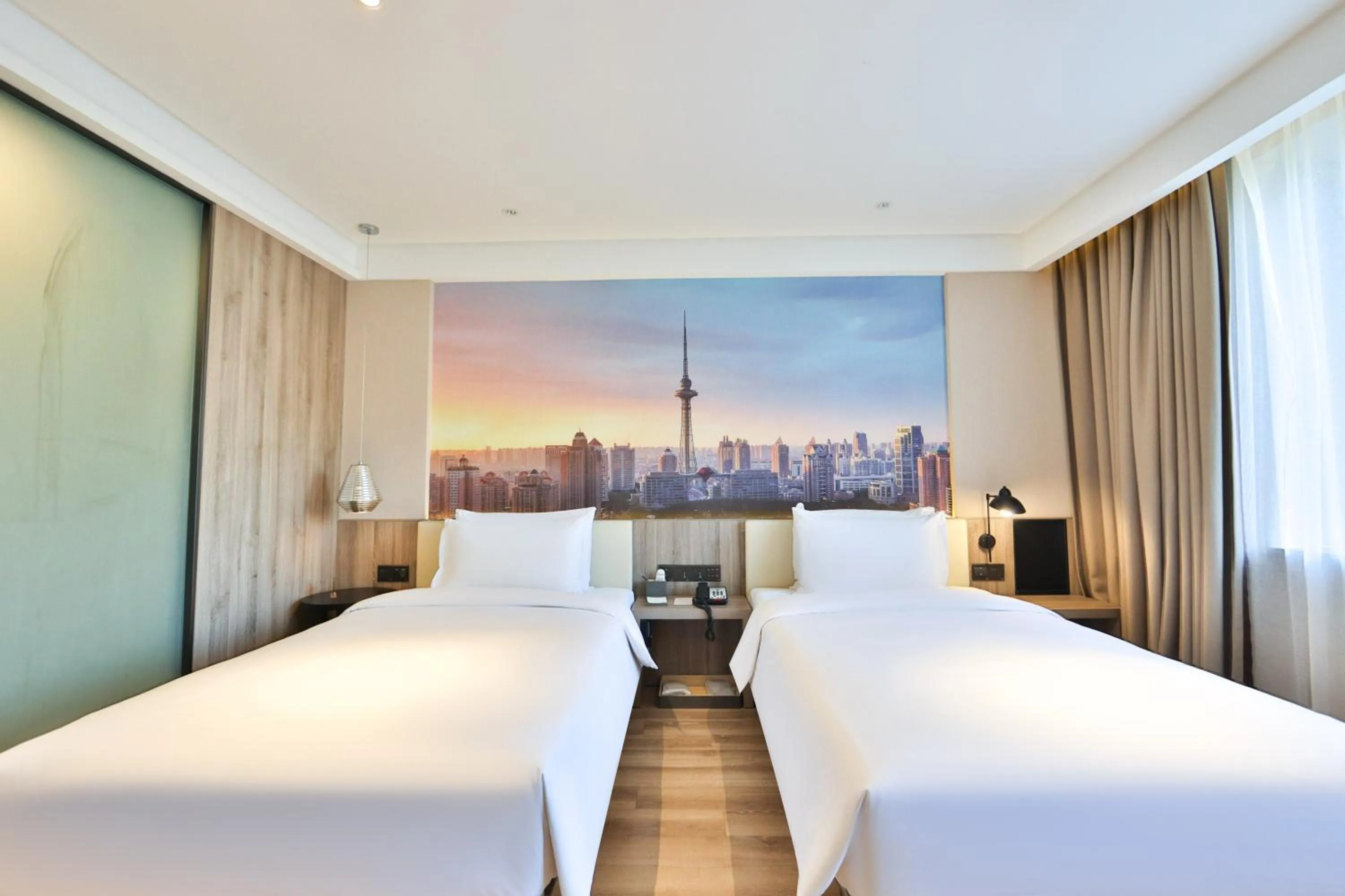 Property building, Bed in Atour Hotel Harbin Songbei Ice and Snow World