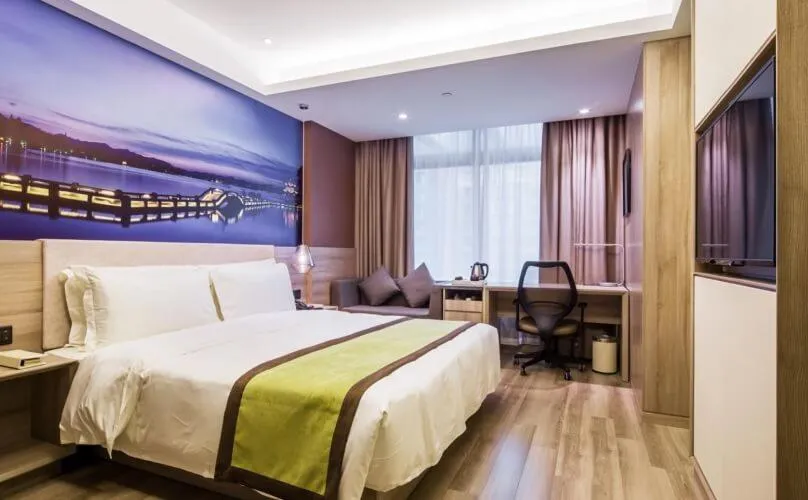 Bed in Atour Music Hotel Hangzhou West Lake