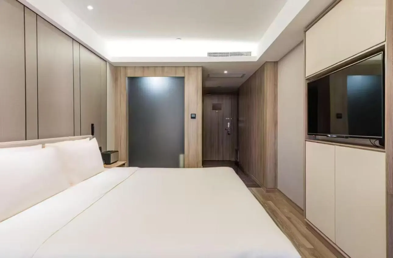 Bed in Atour Music Hotel Hangzhou West Lake