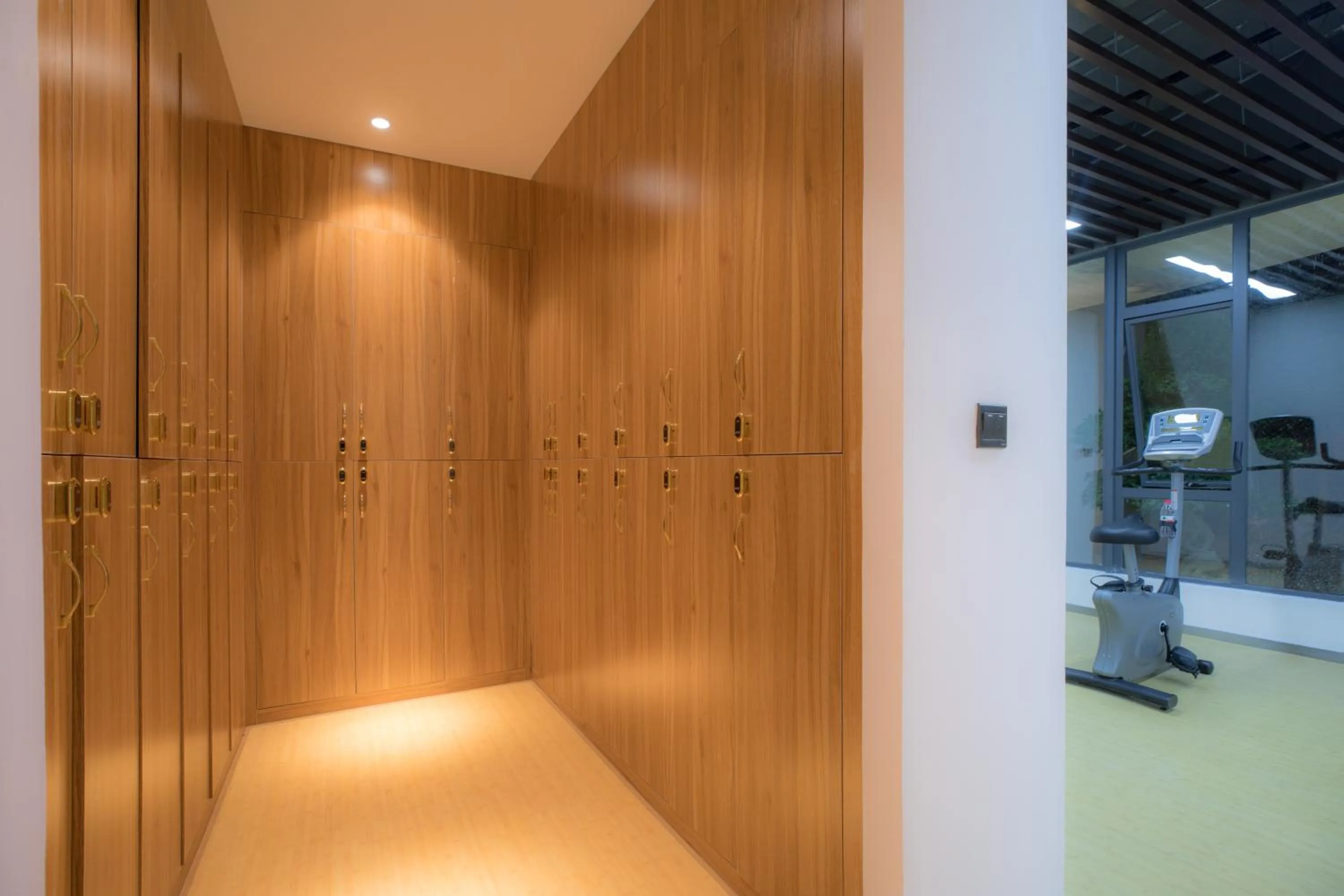 Fitness centre/facilities in Atour Hotel Xiamen Jimei University