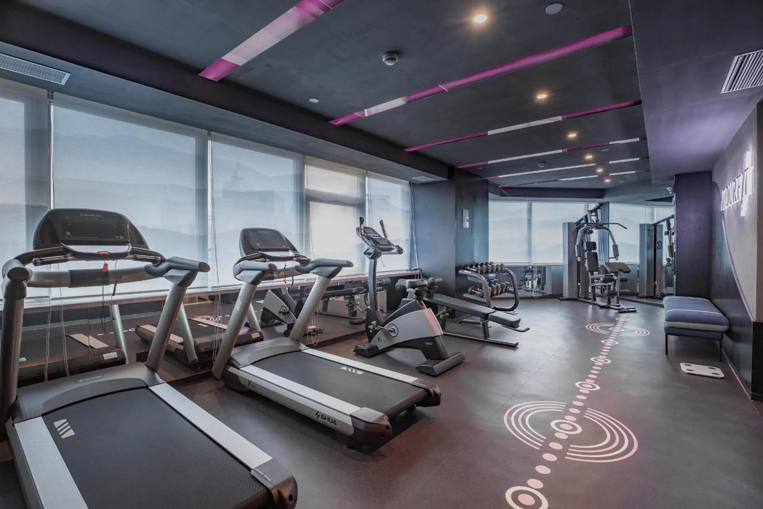 Fitness centre/facilities in Atour Hotel Jinan Grand View Garden