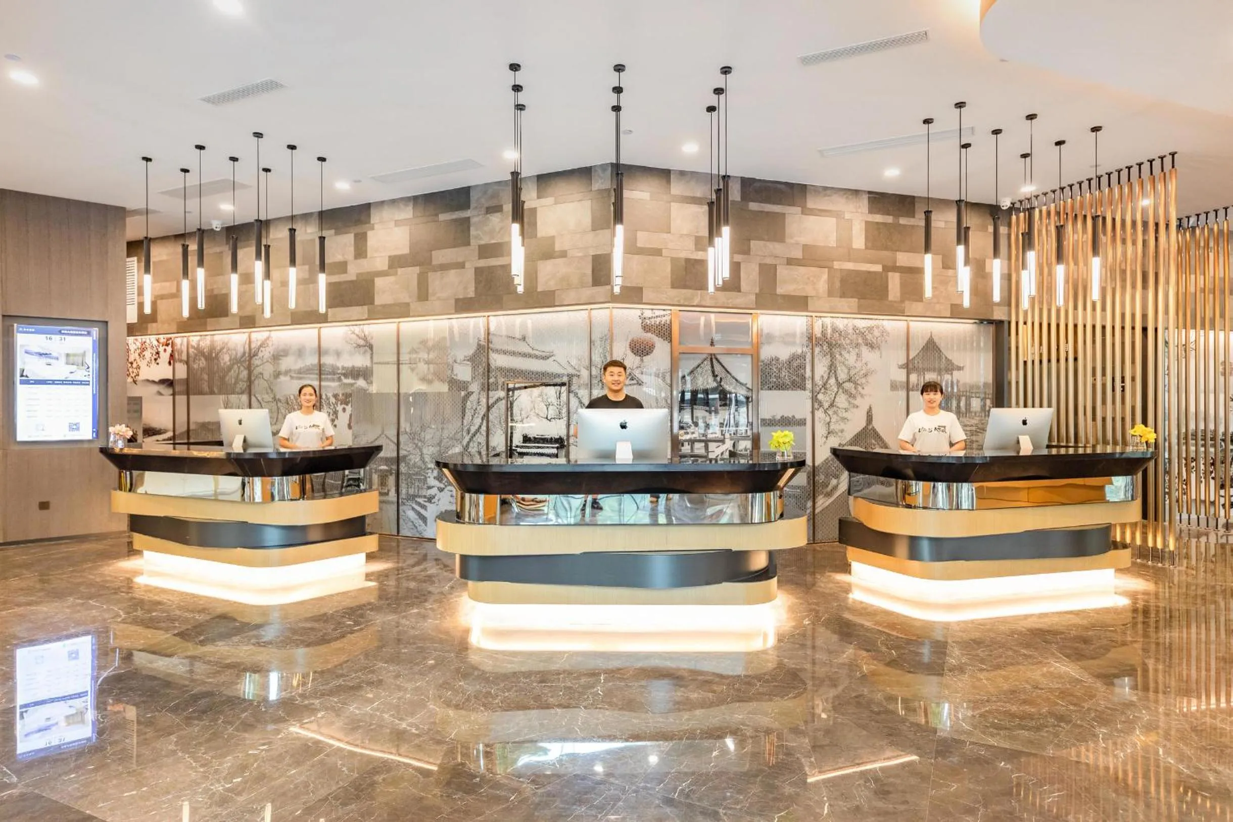 Lobby or reception in Atour Hotel Jinan Grand View Garden