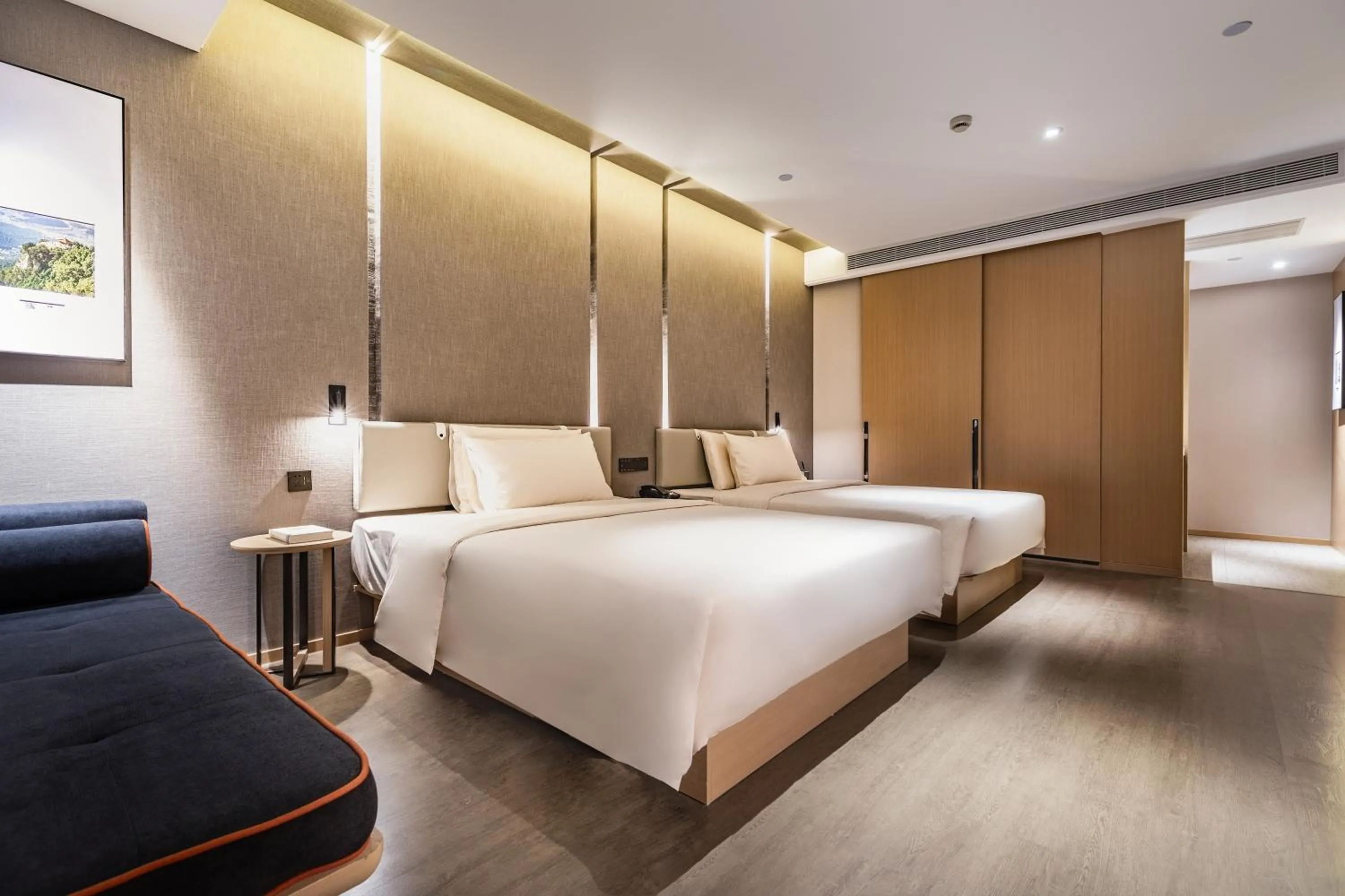 Bedroom, Bed in Atour Hotel Jinan Grand View Garden