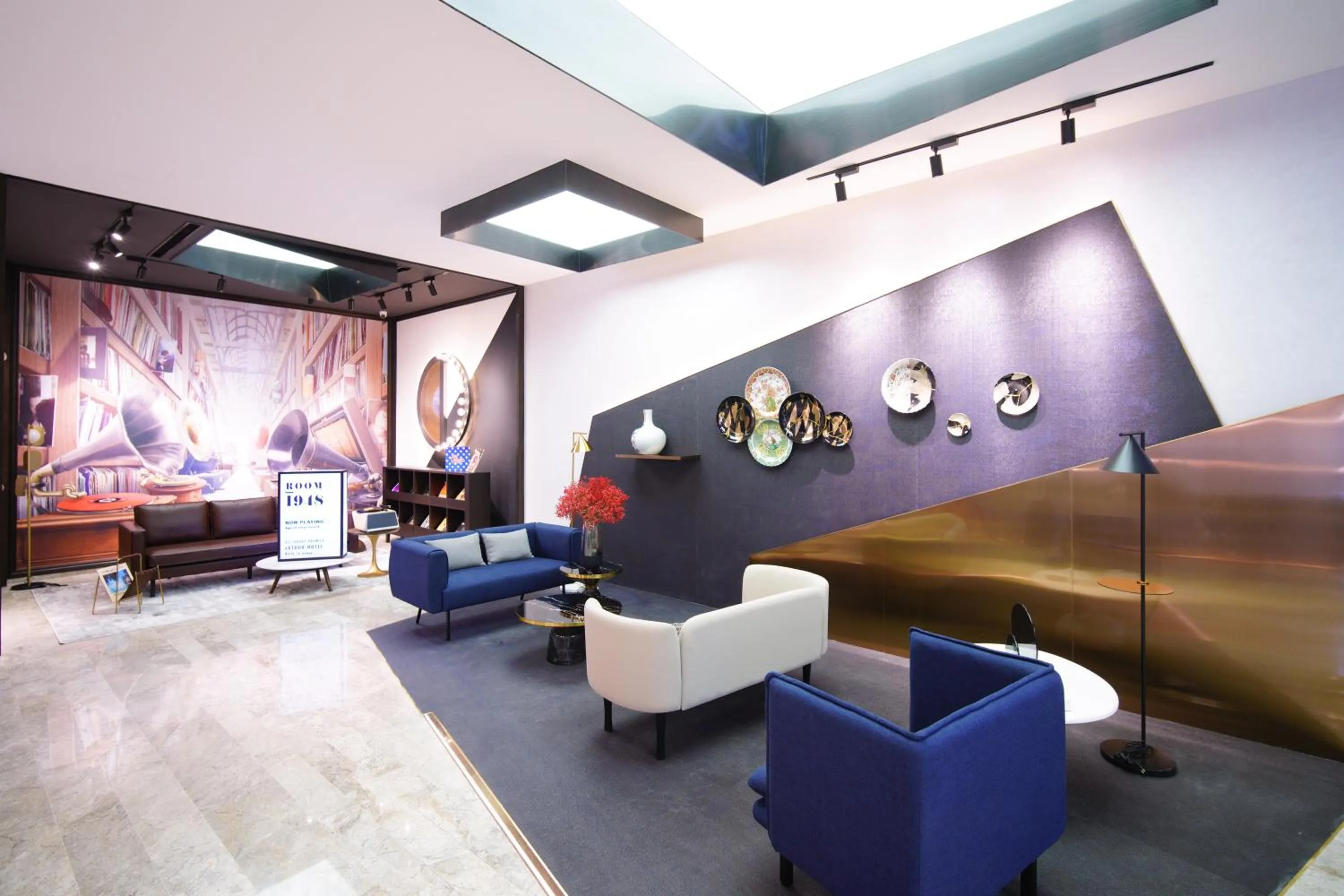 Lobby or reception in Atour Hotel Gangding Metro Station Taikoo Hui Tianhe Guangzhou