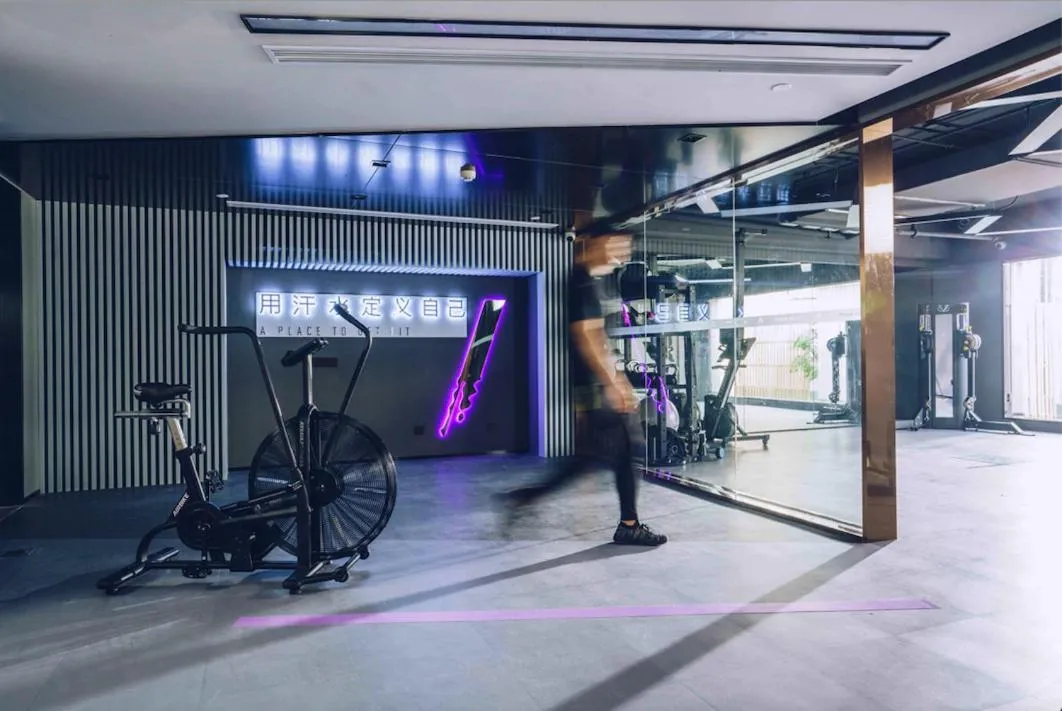 Fitness centre/facilities in Atour Hotel Gangding Metro Station Taikoo Hui Tianhe Guangzhou