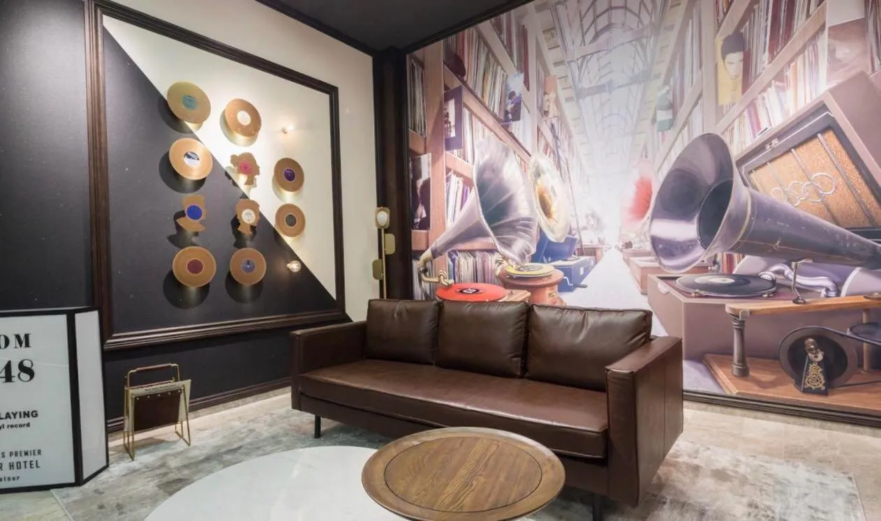 Seating area in Atour Hotel Gangding Metro Station Taikoo Hui Tianhe Guangzhou