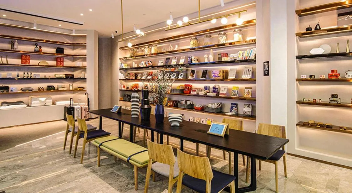 Seating area in Atour Hotel Gangding Metro Station Taikoo Hui Tianhe Guangzhou