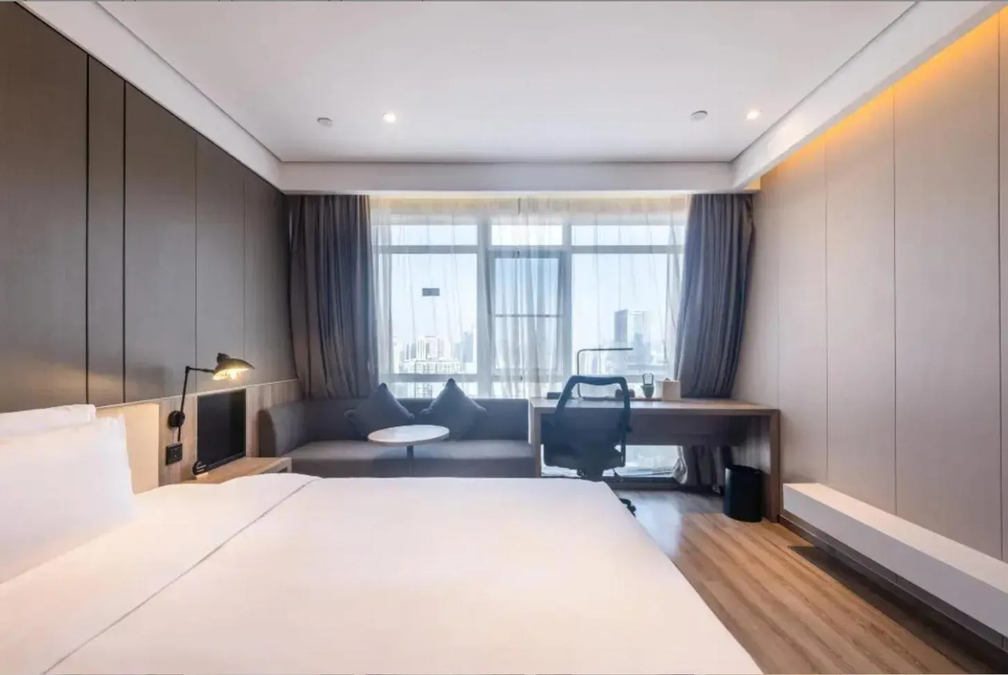 Bed in Atour Hotel Shenzhen Nanshan Coast City