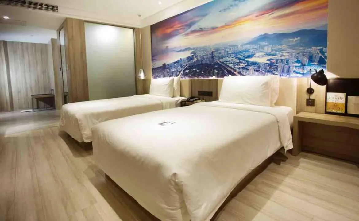 Bed in Atour Hotel Shenzhen Nanshan Coast City