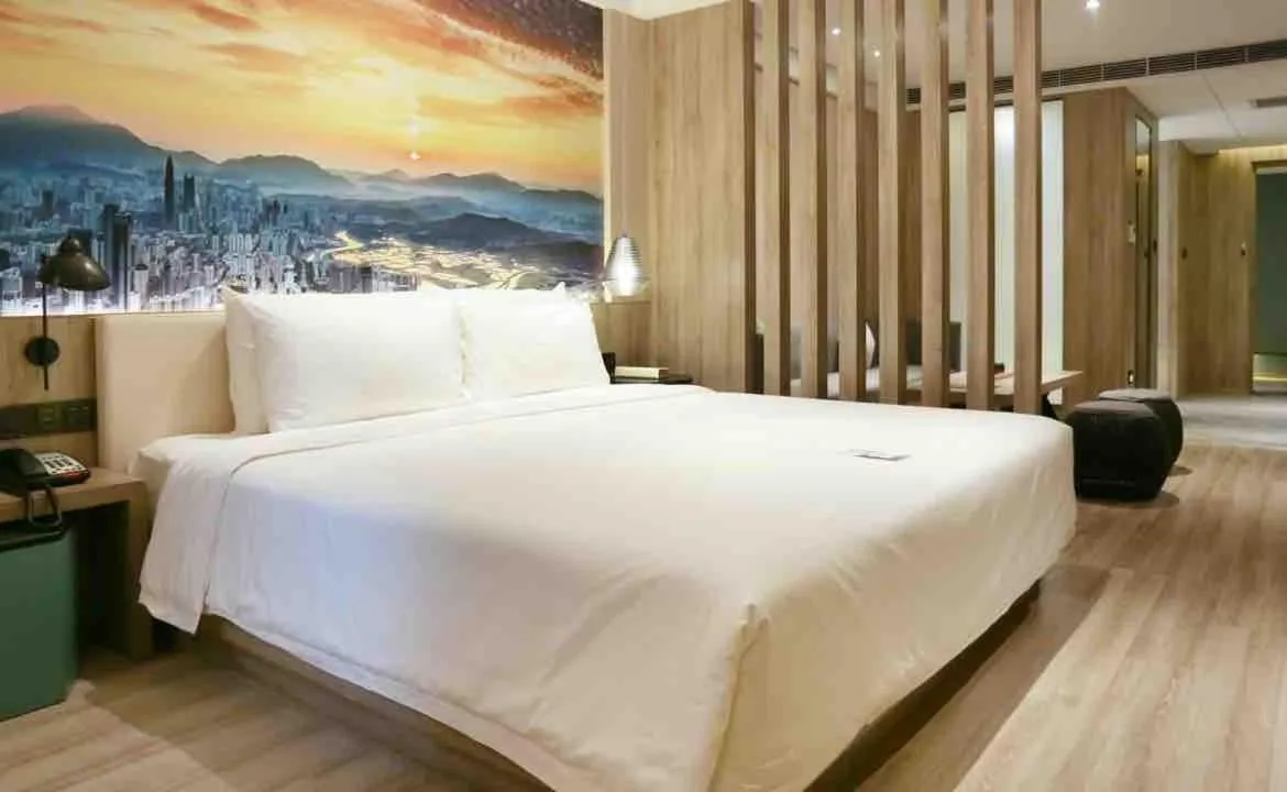Bed in Atour Hotel Shenzhen Nanshan Coast City