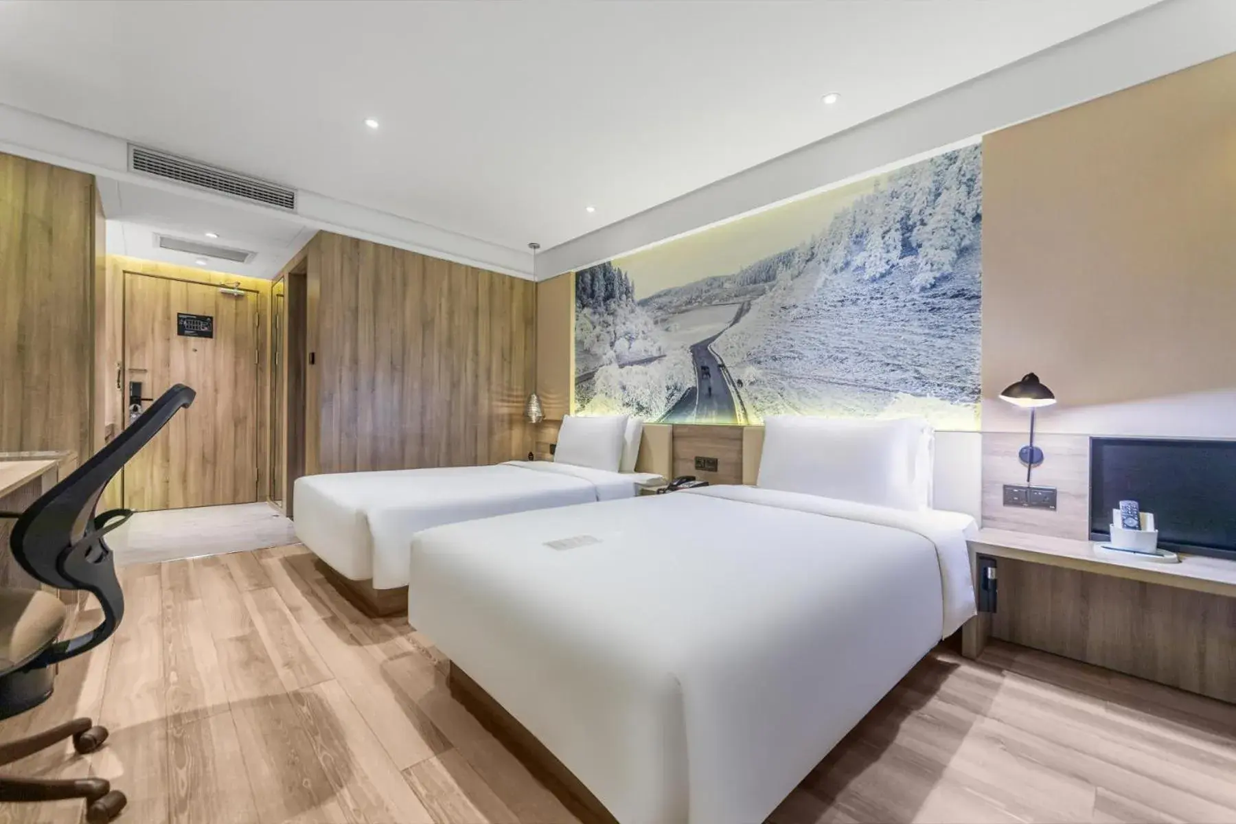 Double Room in Echarm PLUS Hotel Chongqing Liziba Lianglukou Subway Station Double Room in Echarm PLUS Hotel Chongqing Liziba Lianglukou Subway Station