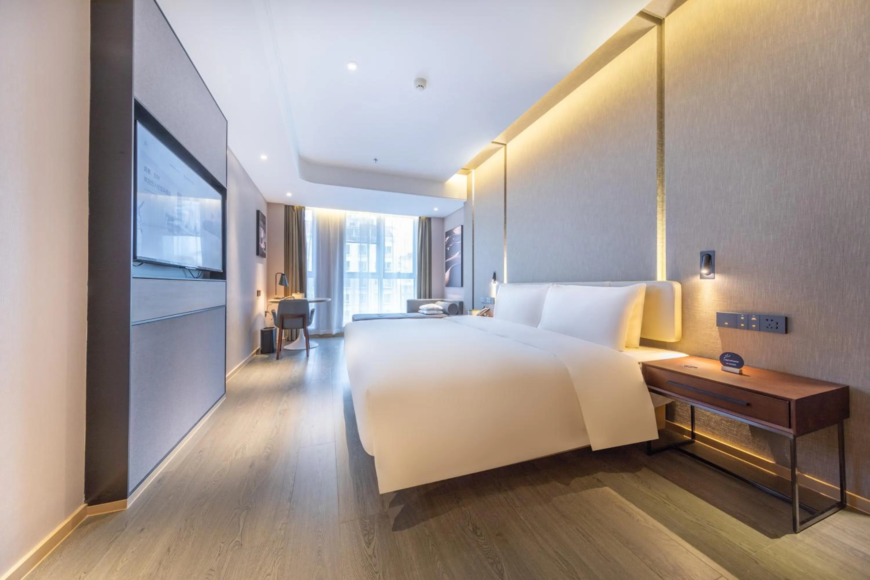 Bed in Atour Hotel Kunming Nanyue City