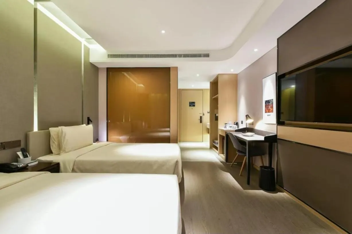 Bed in Atour Hotel Beijing Wangjing 798 Art District