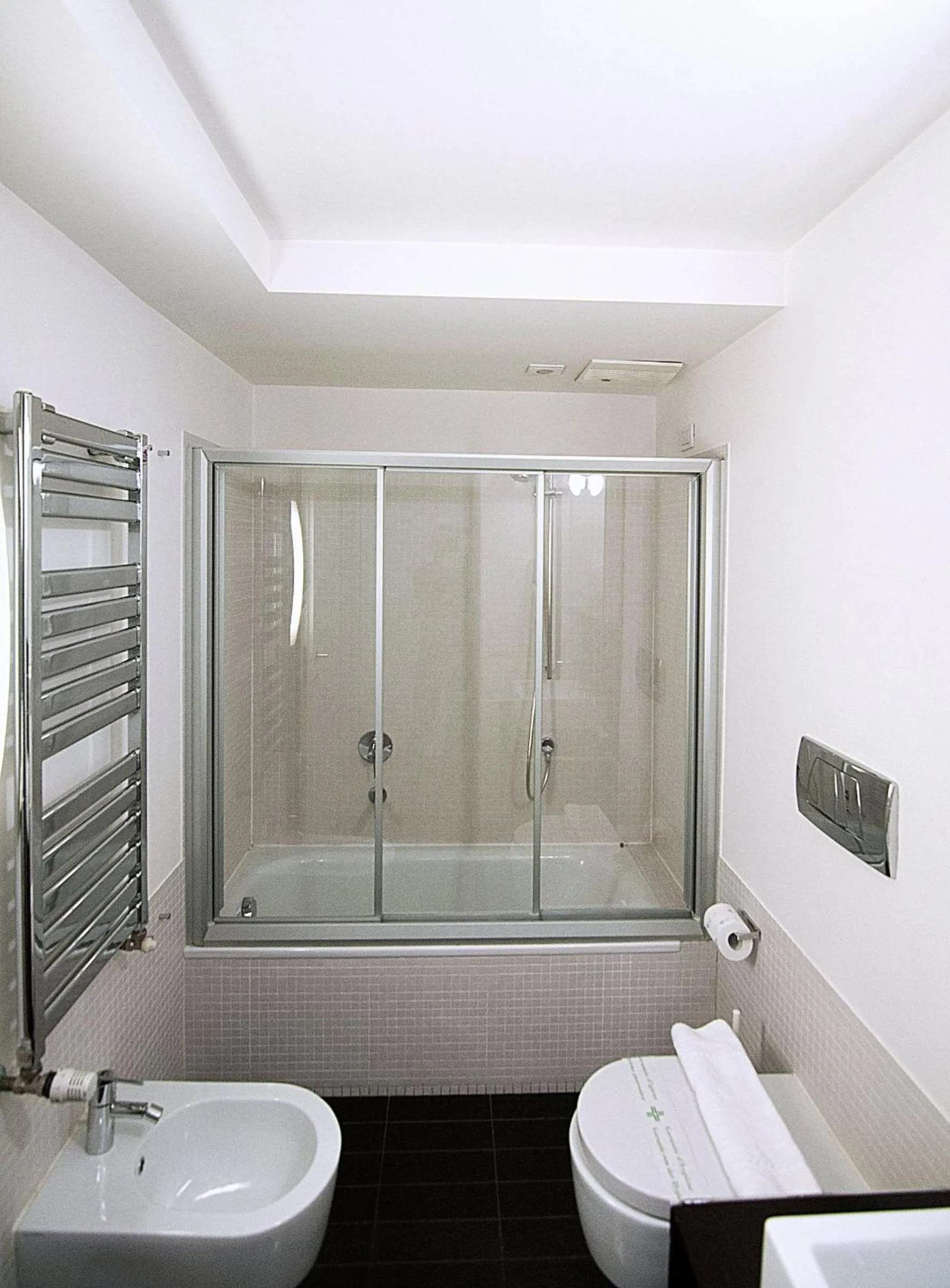 Shower in BB Hotels Aparthotel Desuite