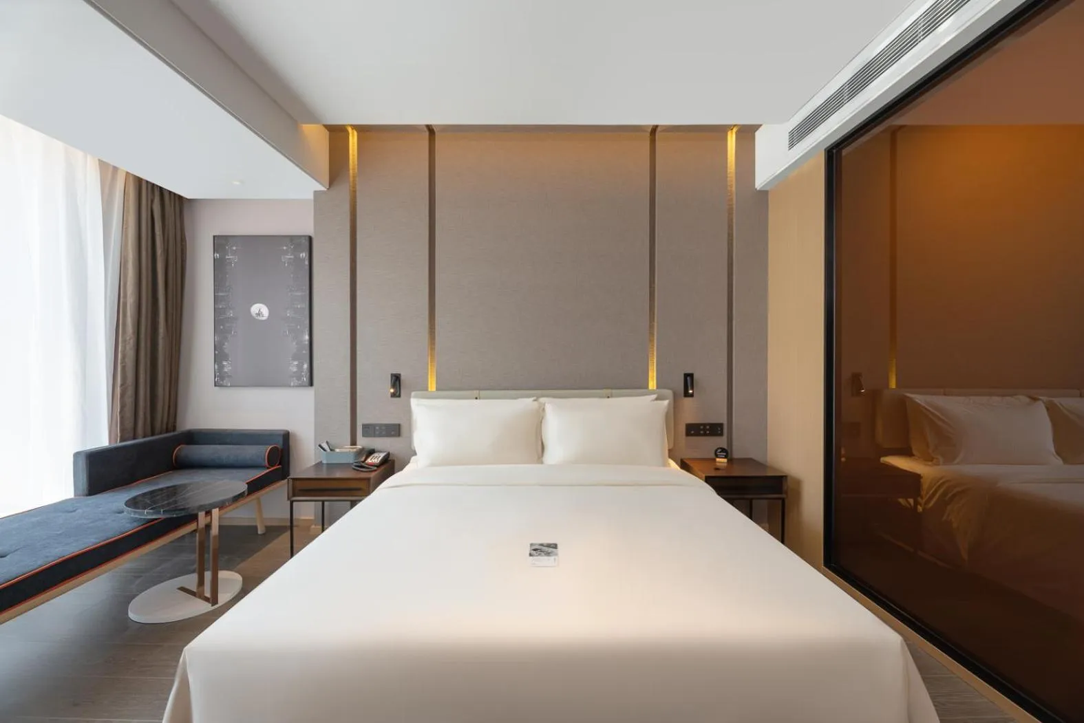 Bed in Atour S Hotel Xinghai Square
