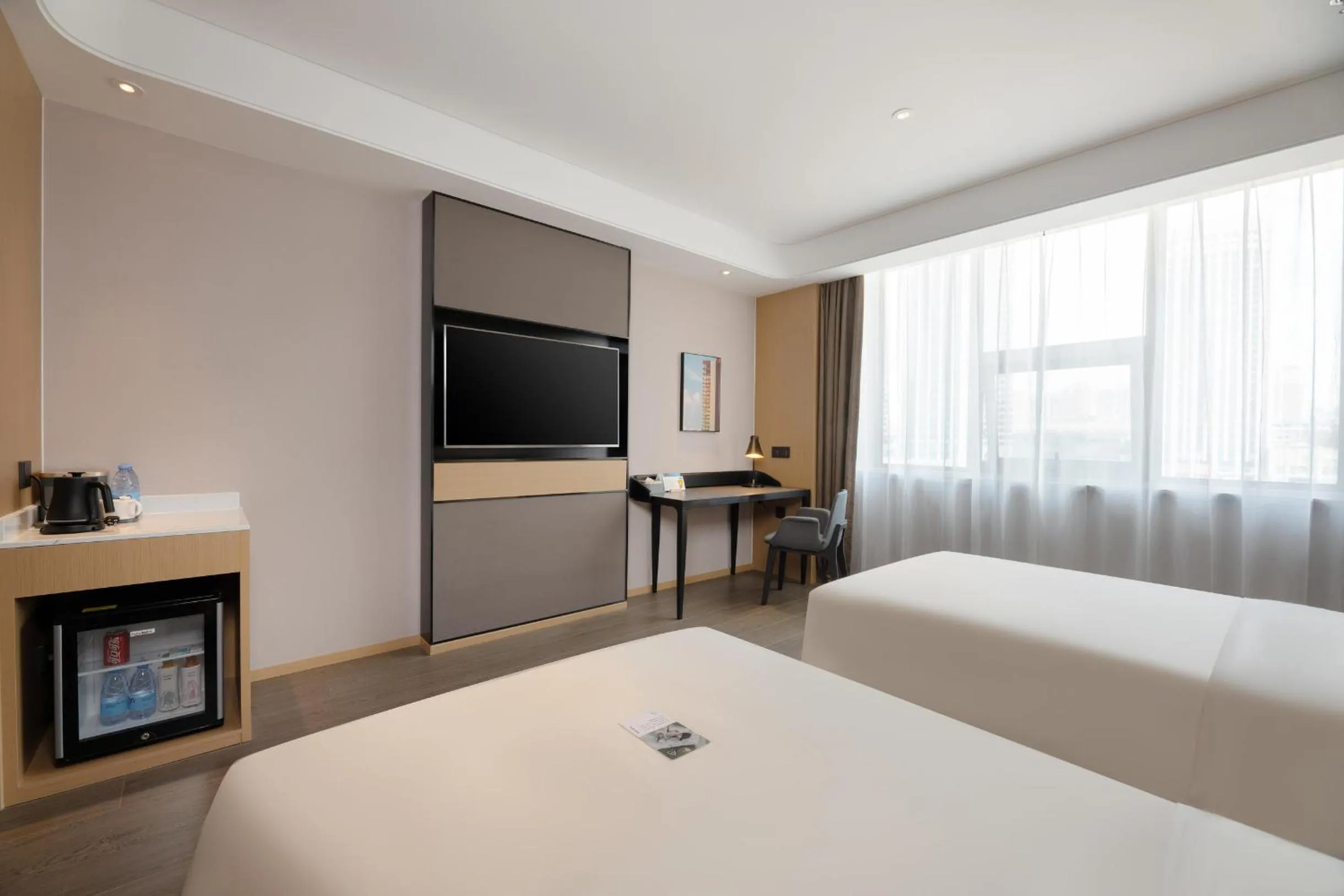 Bed in Atour S Hotel Xinghai Square