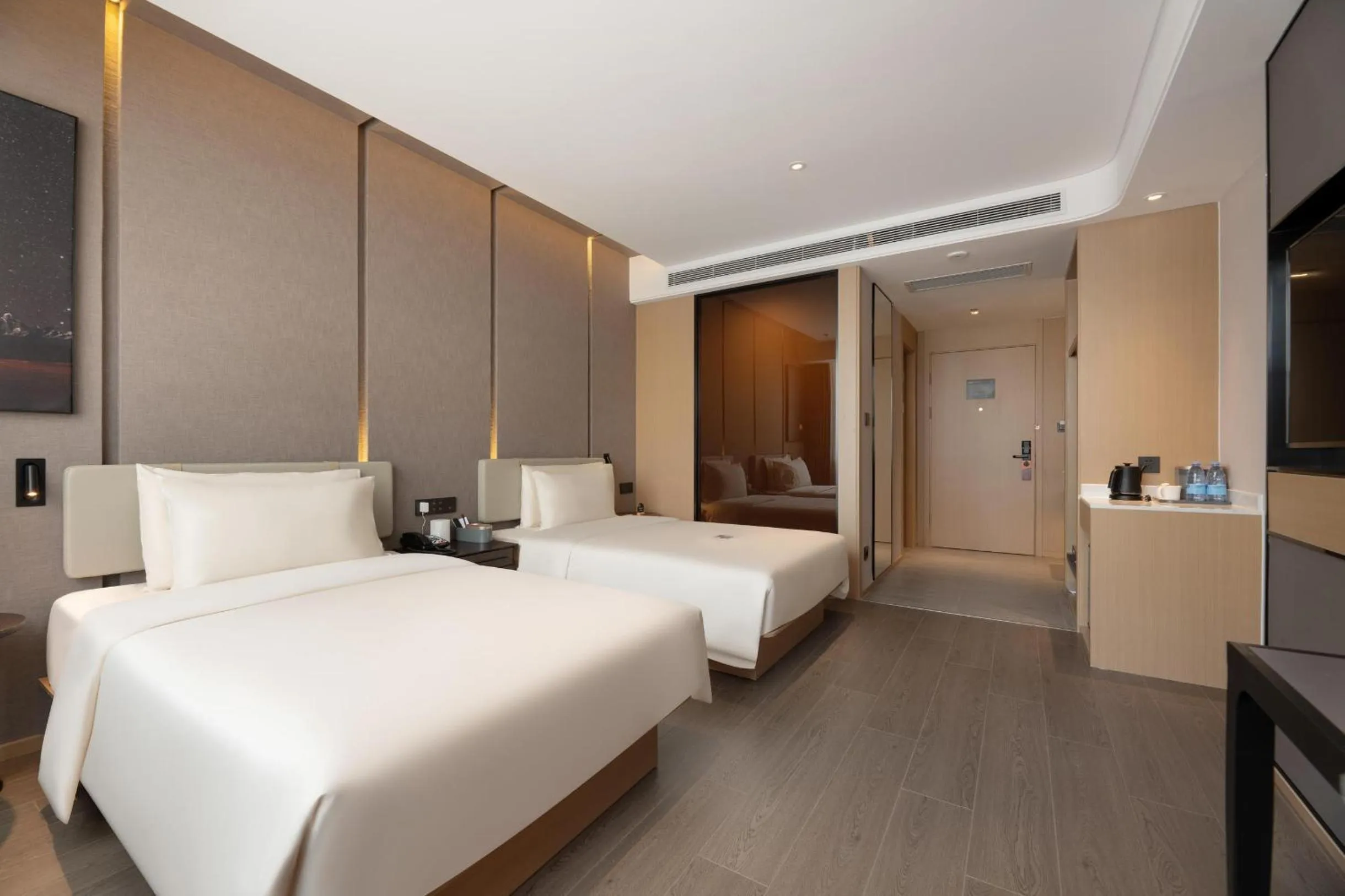 Bed in Atour S Hotel Xinghai Square