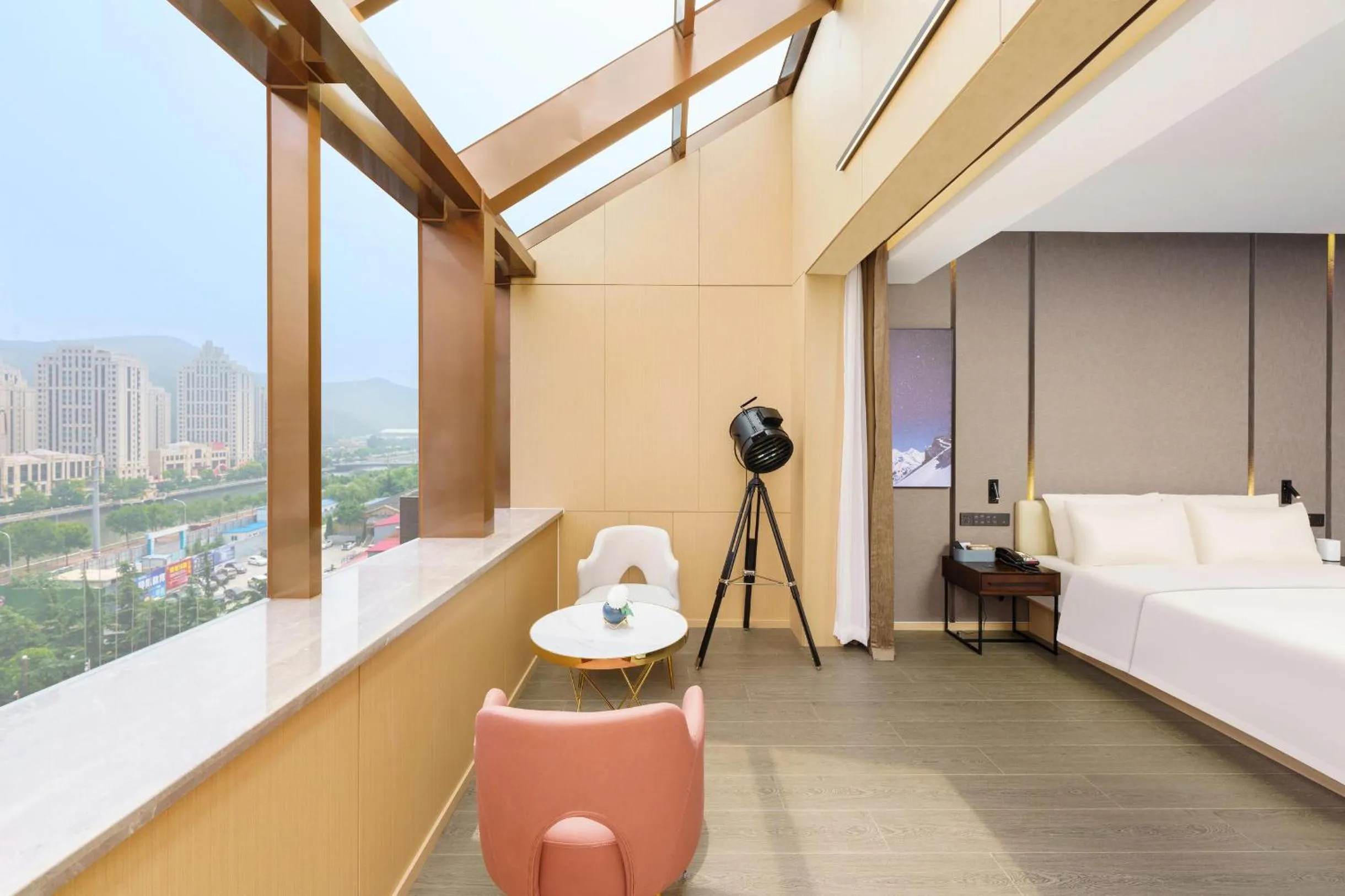 Bed in Atour S Hotel Xinghai Square