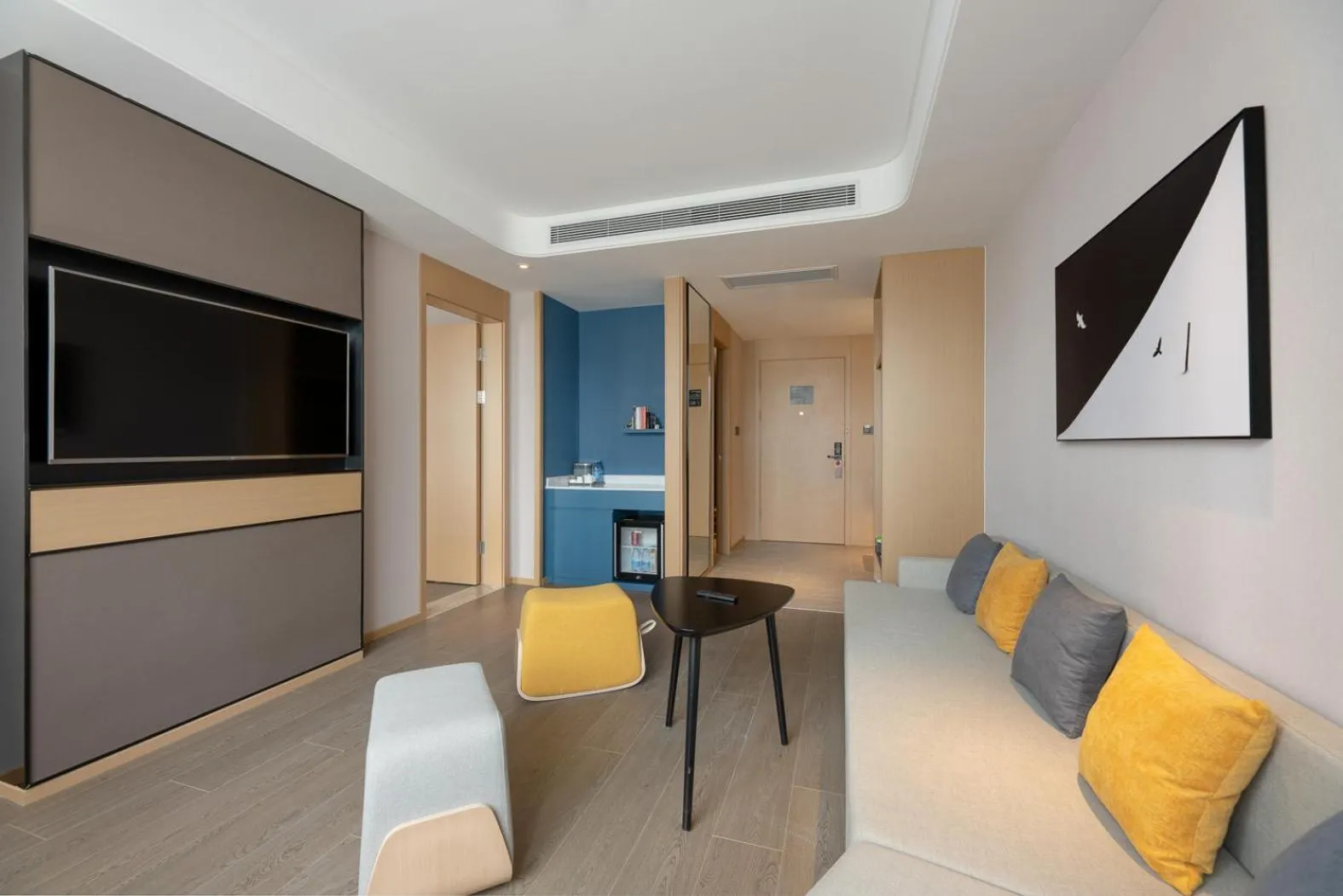 Living room in Atour S Hotel Xinghai Square