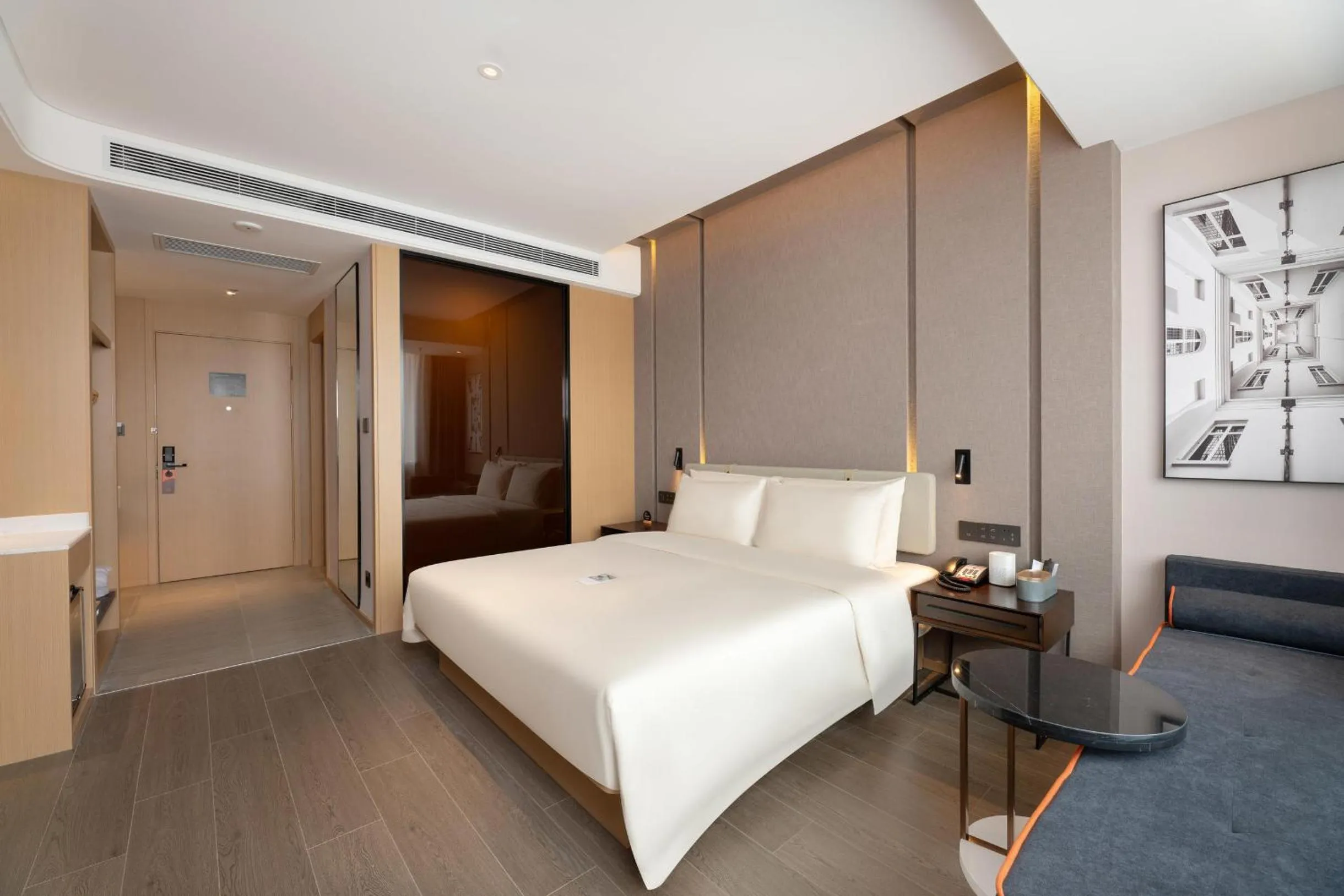 Bed in Atour S Hotel Xinghai Square