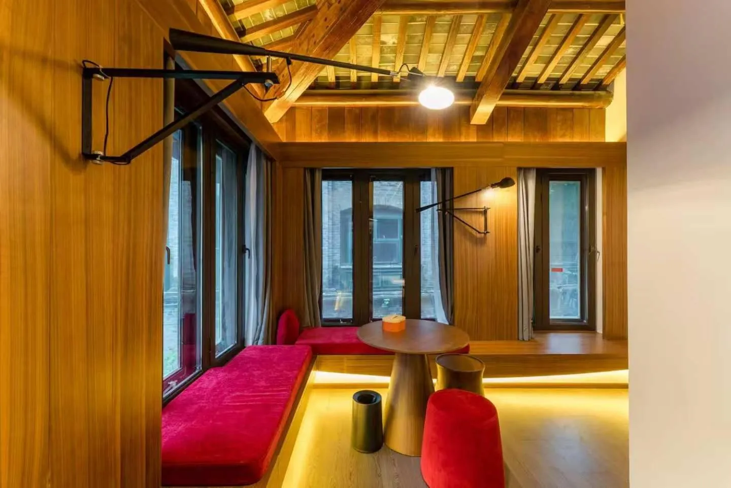 Seating area in Atour Hotel Chongqing Tiandi NetEase Cloud Music