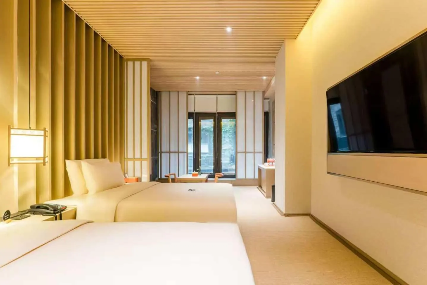 Bed in Atour Hotel Chongqing Tiandi NetEase Cloud Music