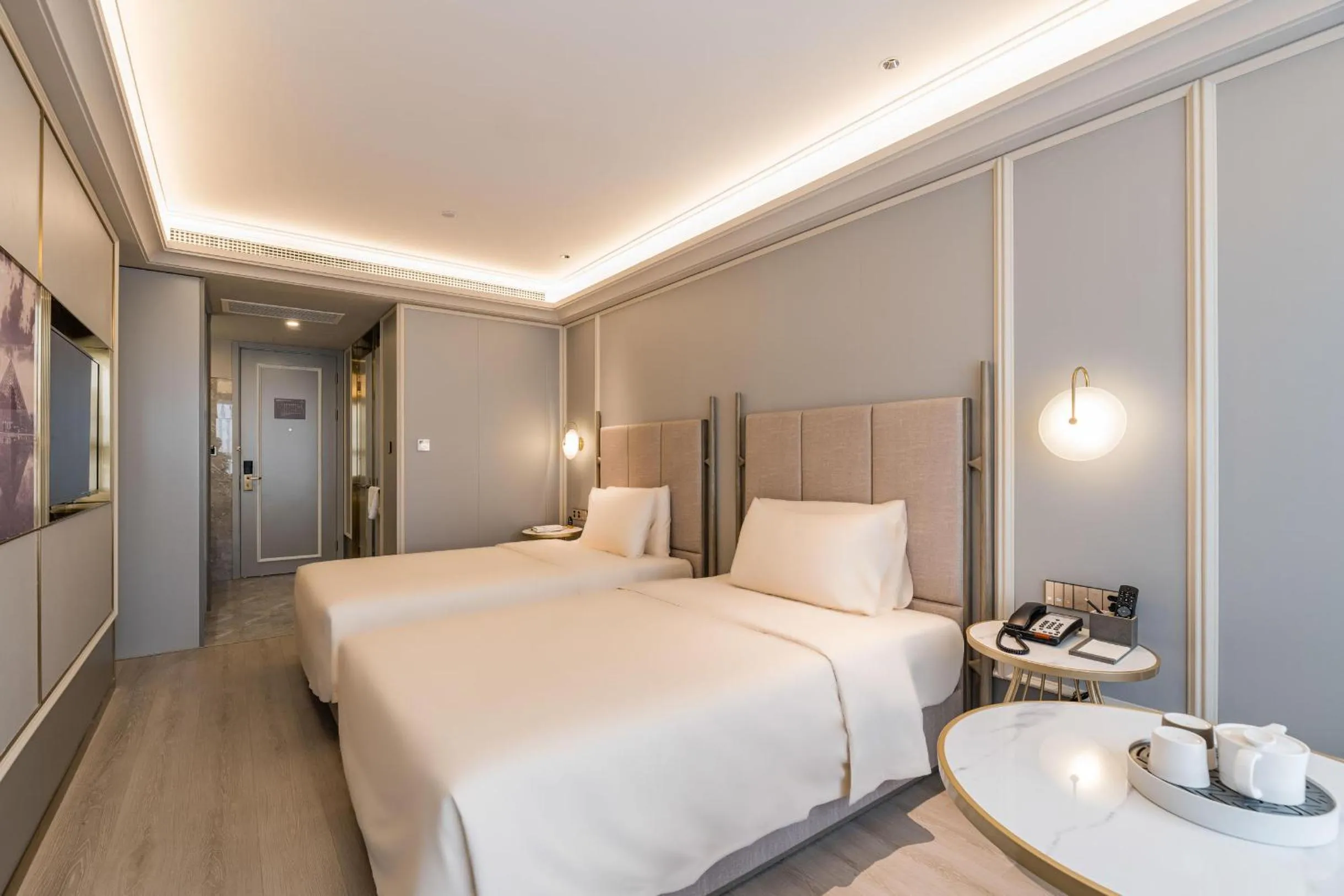 Bed in Atour Hotel Chengdu Kuanzhai Alley