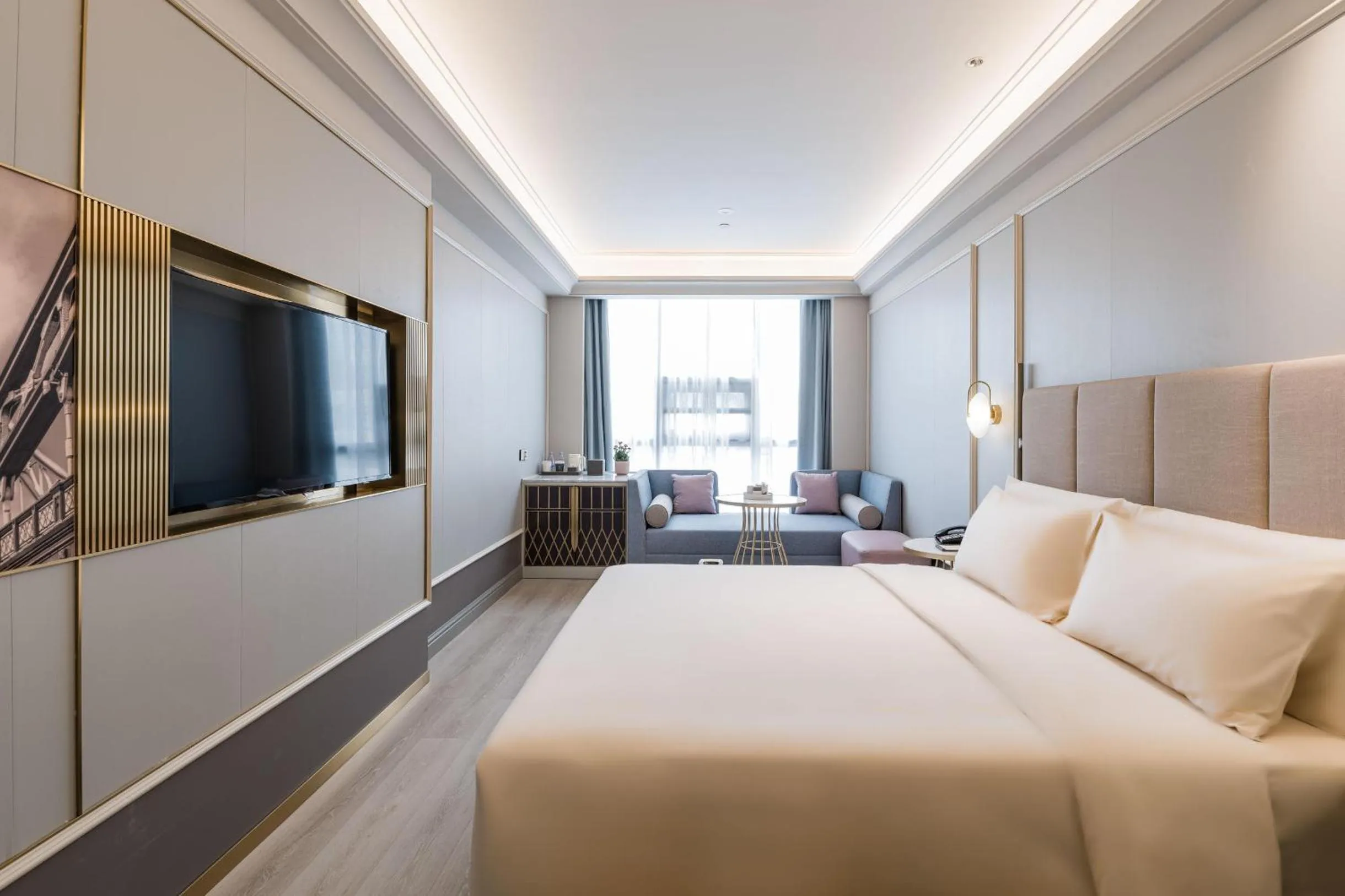 Bedroom, Bed in Atour Hotel Chengdu Kuanzhai Alley