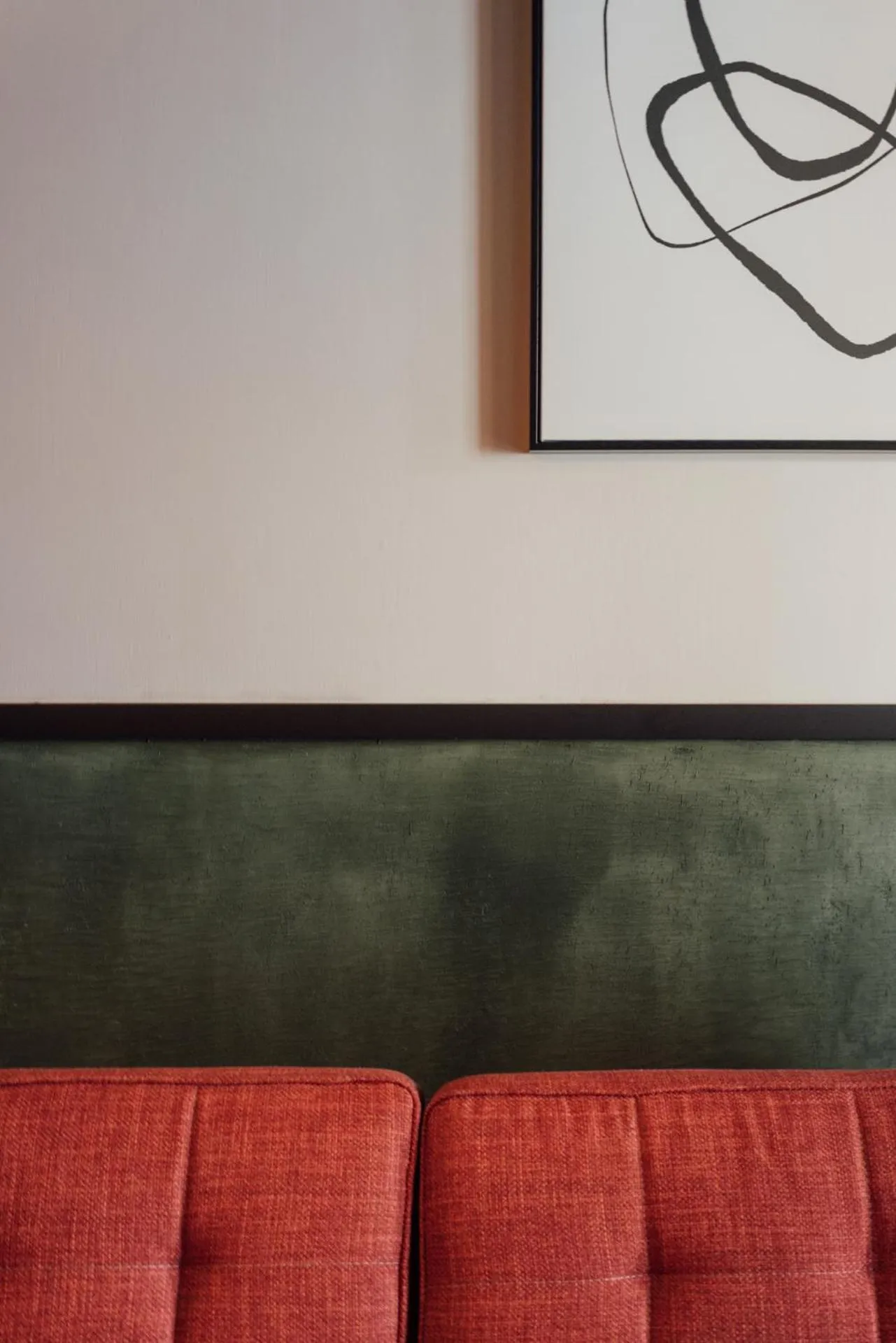 Seating area in Getaway Liège