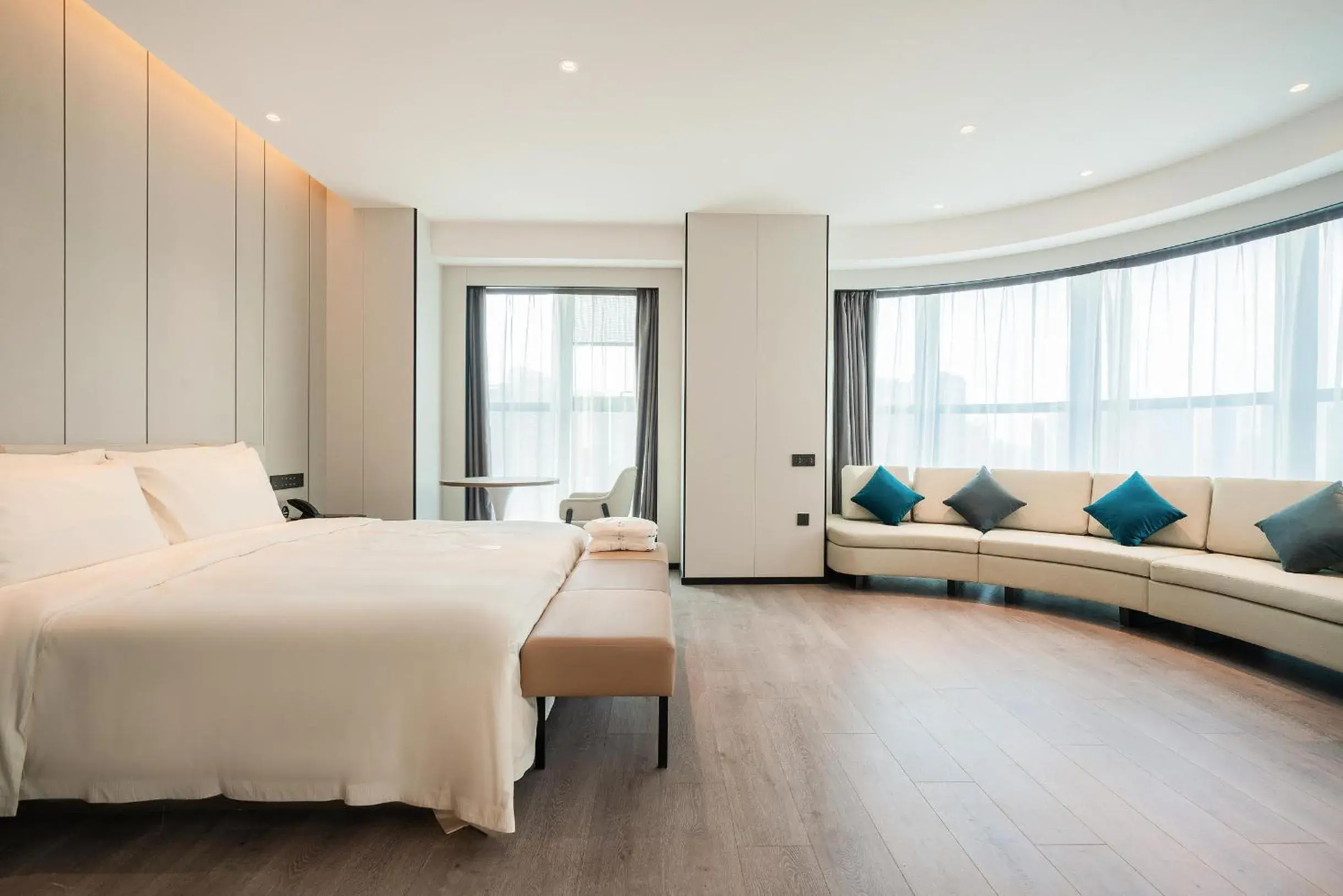 Bed in Atour Hotel Chengdu East Station Greenland 468 Center Bed in Atour Hotel Chengdu East Station Greenland 468 Center