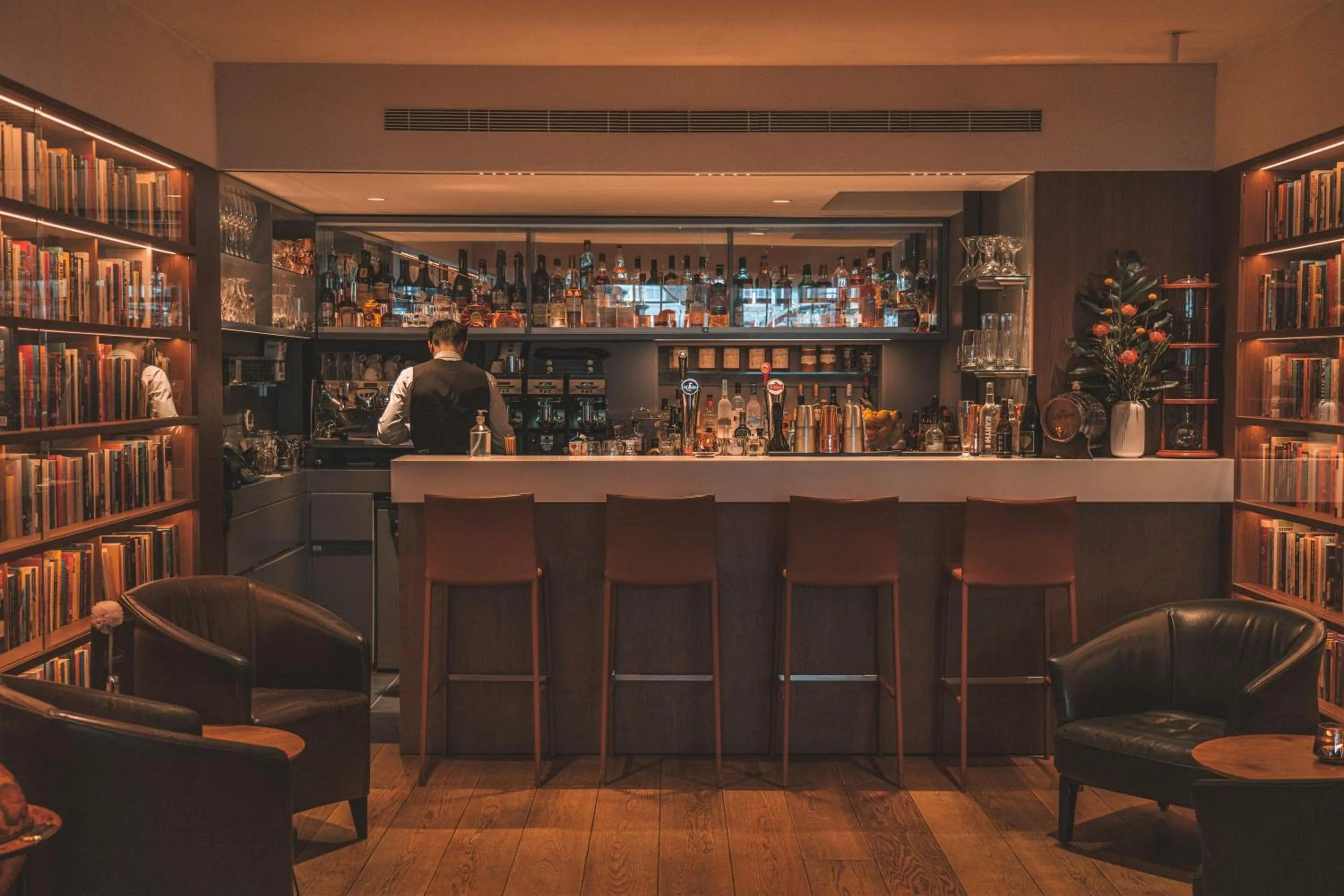 Library in Ambassade Hotel