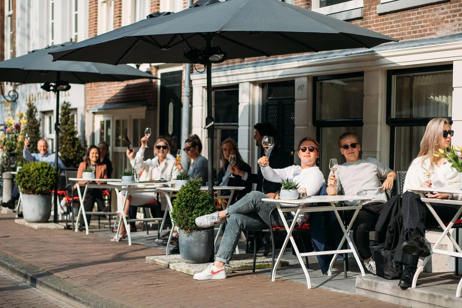 Balcony/Terrace in Ambassade Hotel