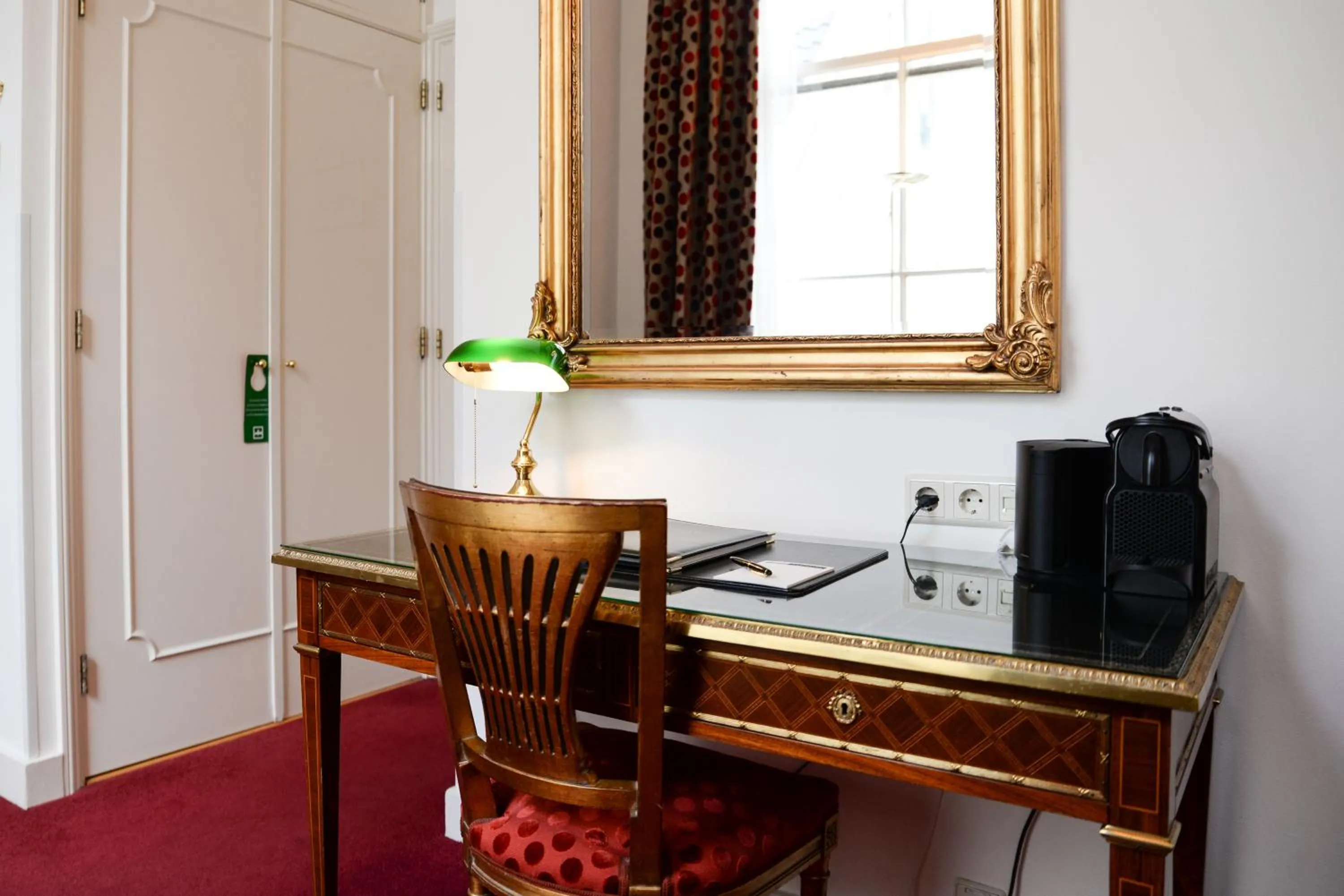 Seating area in Ambassade Hotel